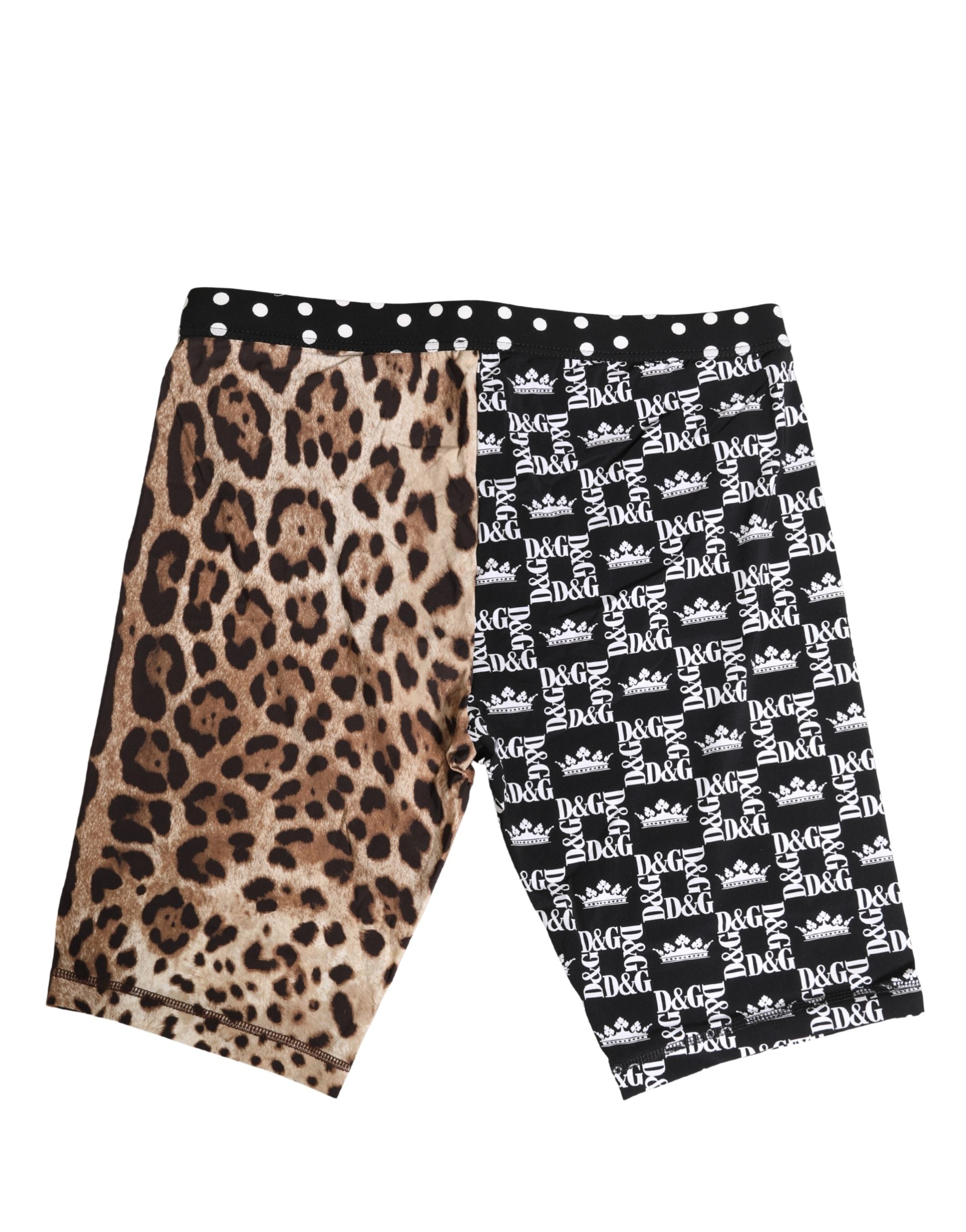 Dolce & Gabbana Multicolor Patterned Cycling Bike Shorts Underwear Dolce & Gabbana