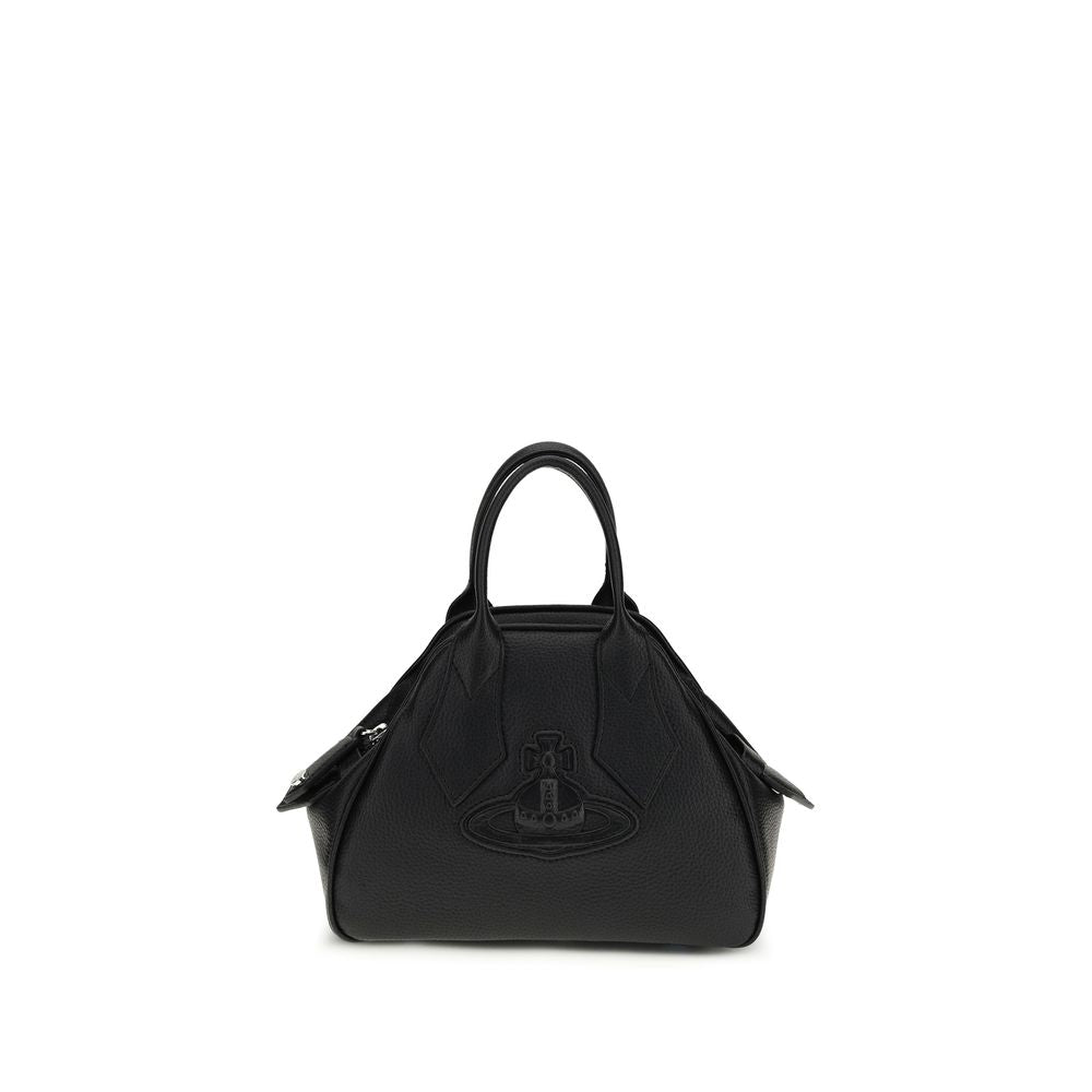 Vivienne Westwood Black Calf Leather Bos Taurus Handbag Vivienne Westwood