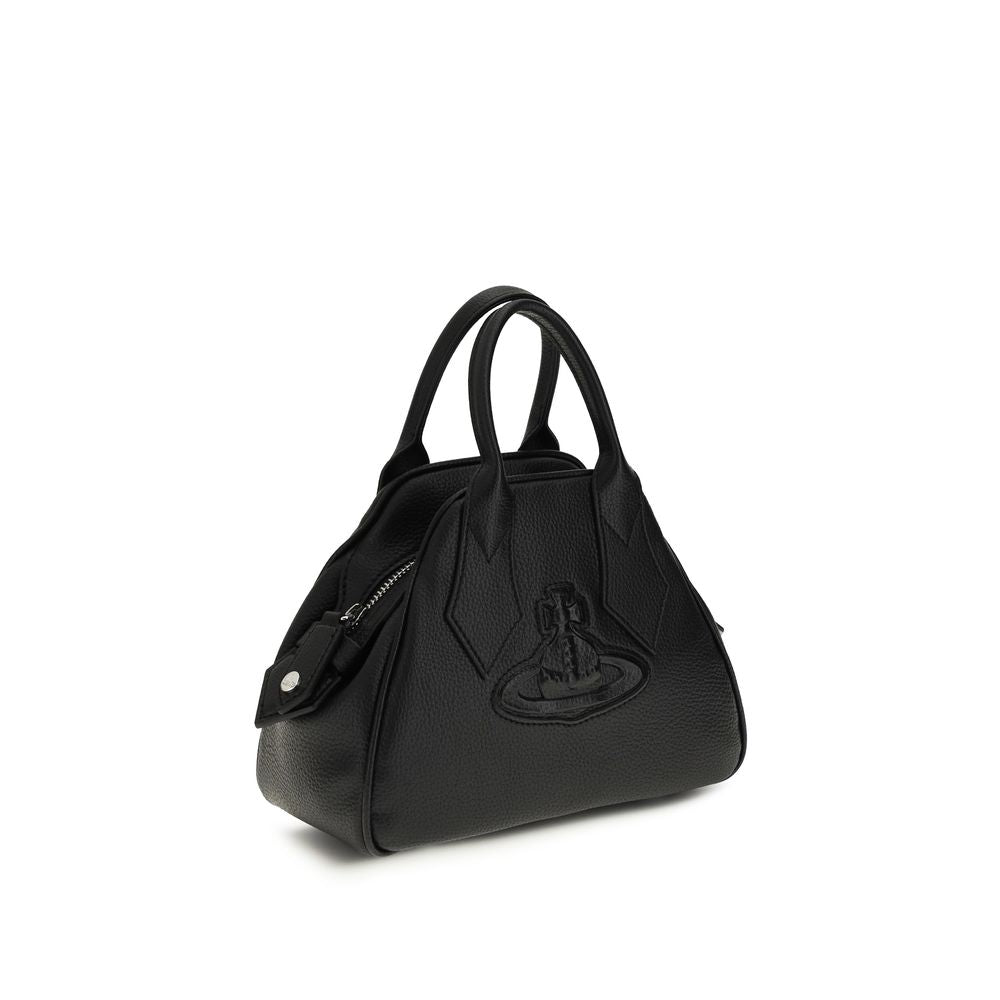Vivienne Westwood Black Calf Leather Bos Taurus Handbag Vivienne Westwood