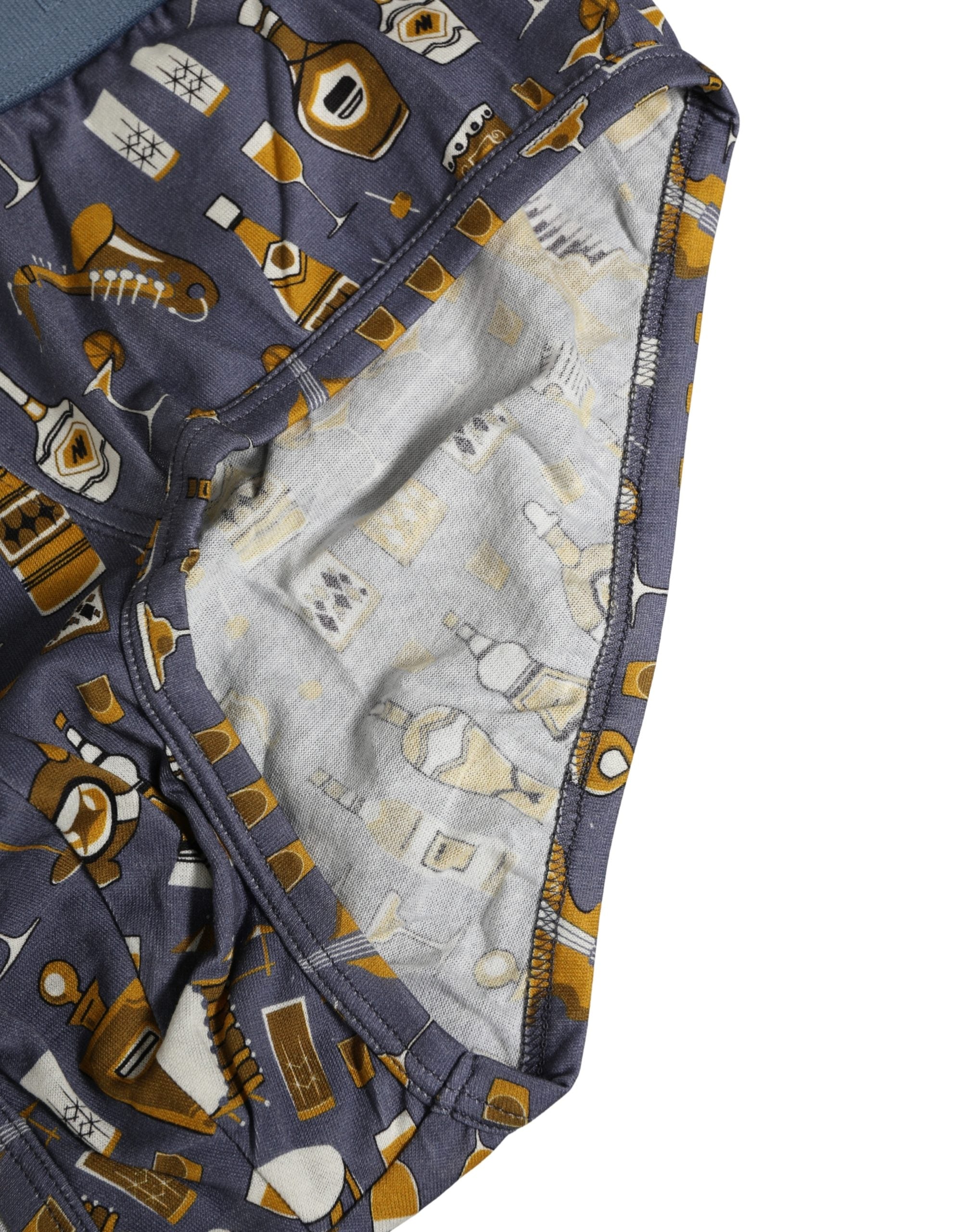 Dolce & Gabbana Gray Jazz Cocktail Men Brando Brief Underwear Dolce & Gabbana