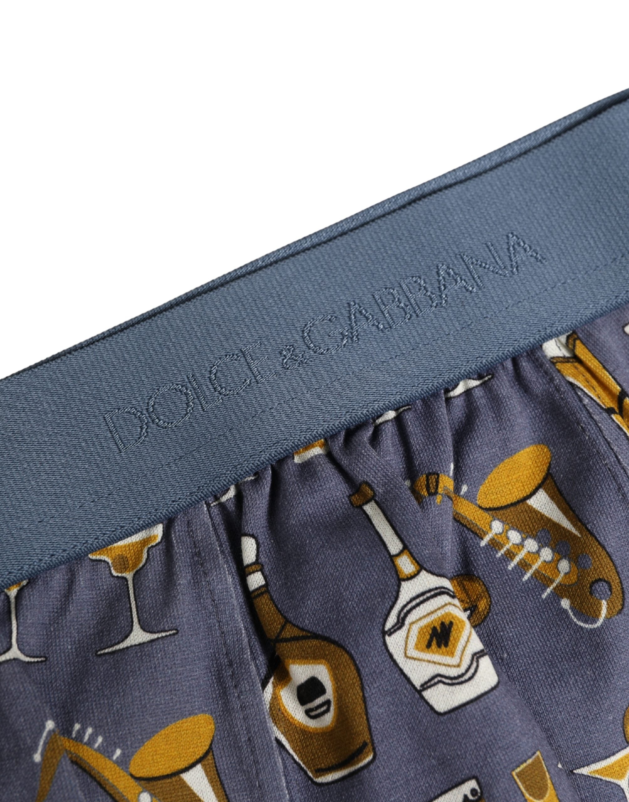 Dolce & Gabbana Gray Jazz Cocktail Men Brando Brief Underwear Dolce & Gabbana