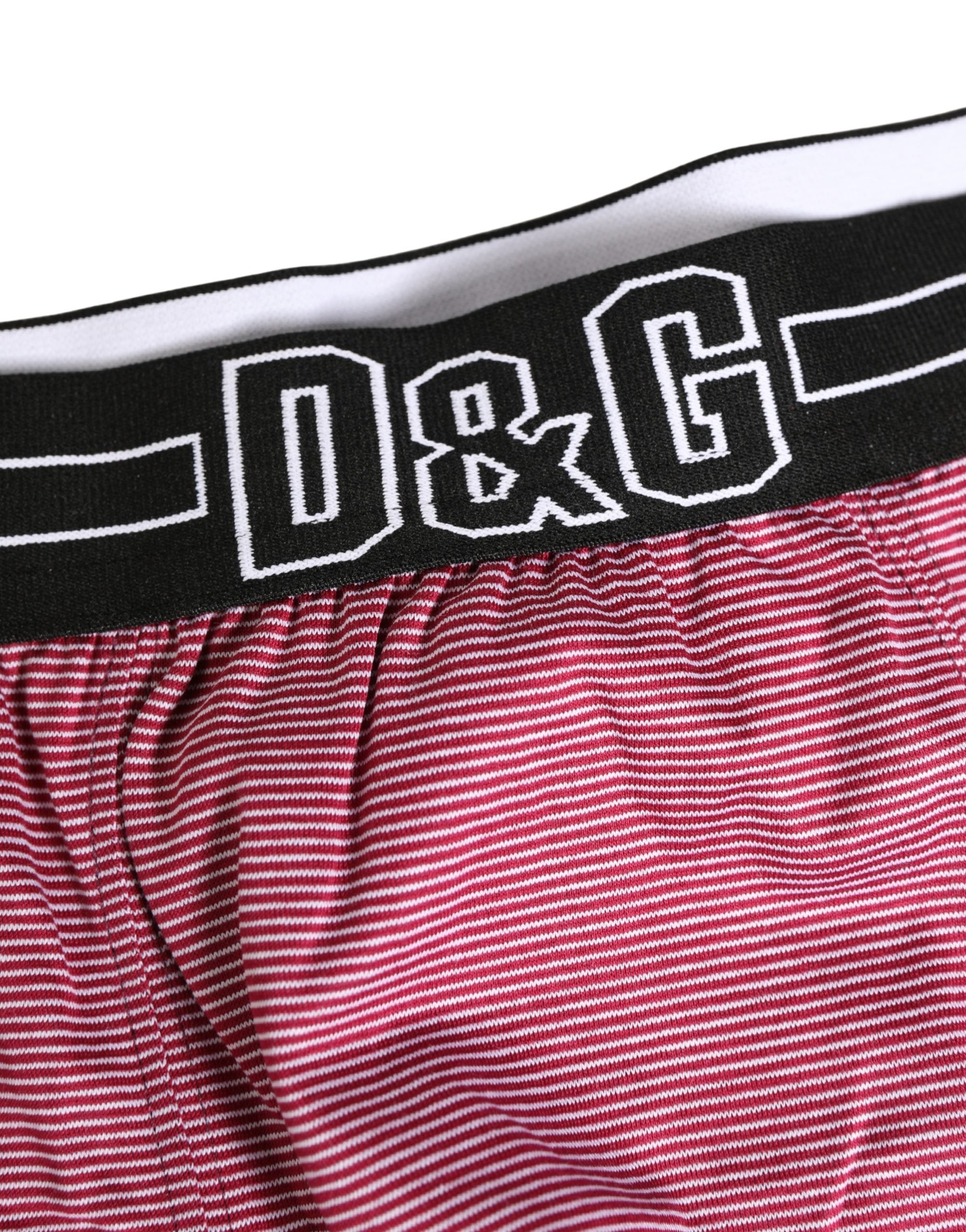 Dolce & Gabbana Pink D&G Logo Cotton Regular Boxer Underwear Dolce & Gabbana