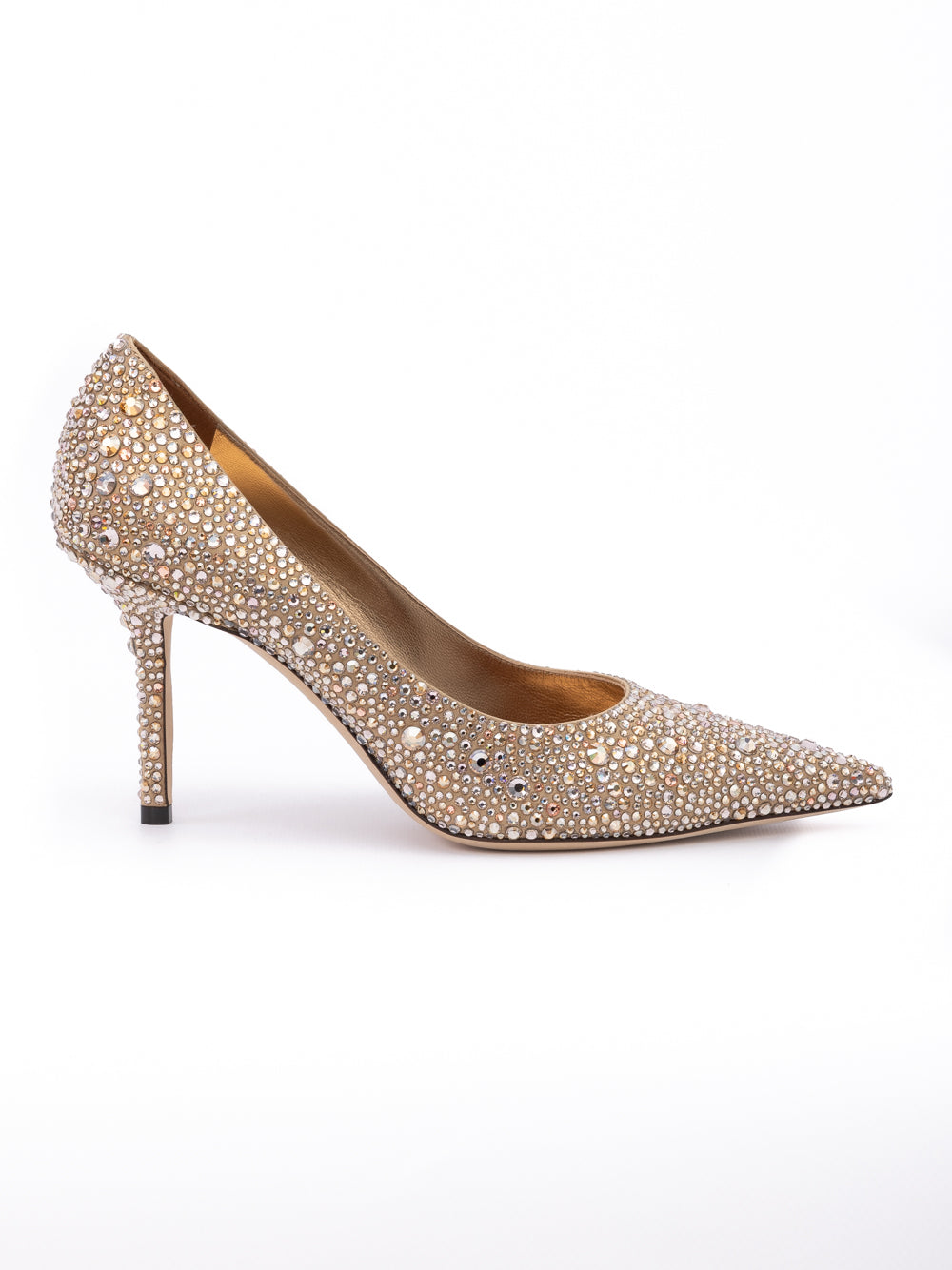 Jimmy Choo Light Bronze Crystal Love 85 Pumps Jimmy Choo