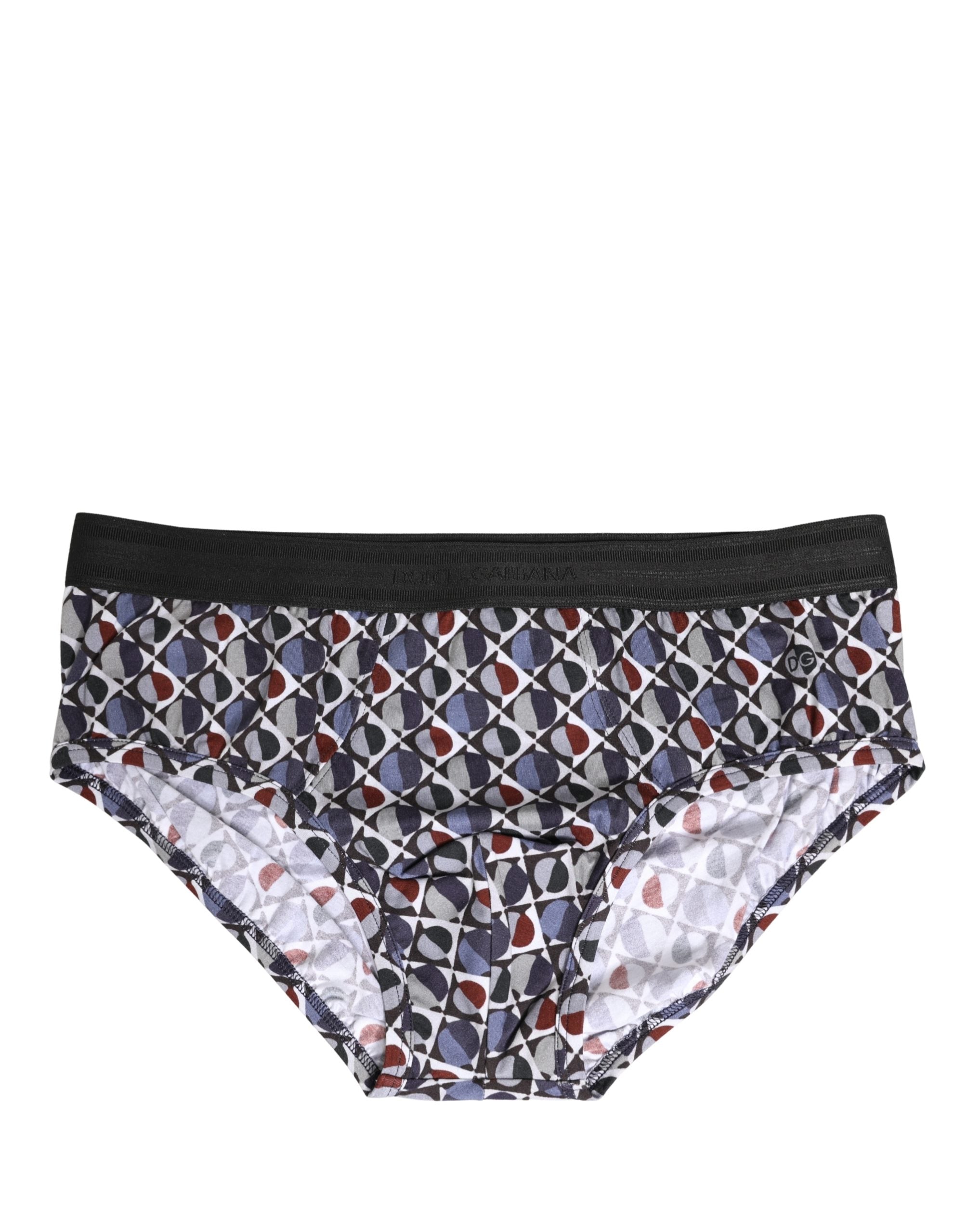 Dolce & Gabbana Multicolor Patterned Men Brando Brief Underwear Dolce & Gabbana