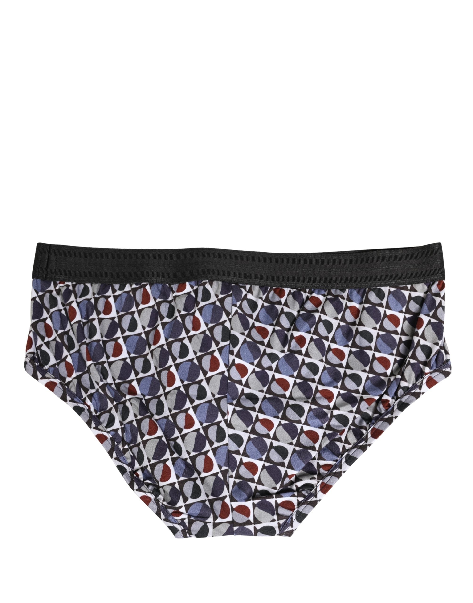 Dolce & Gabbana Multicolor Patterned Men Brando Brief Underwear Dolce & Gabbana