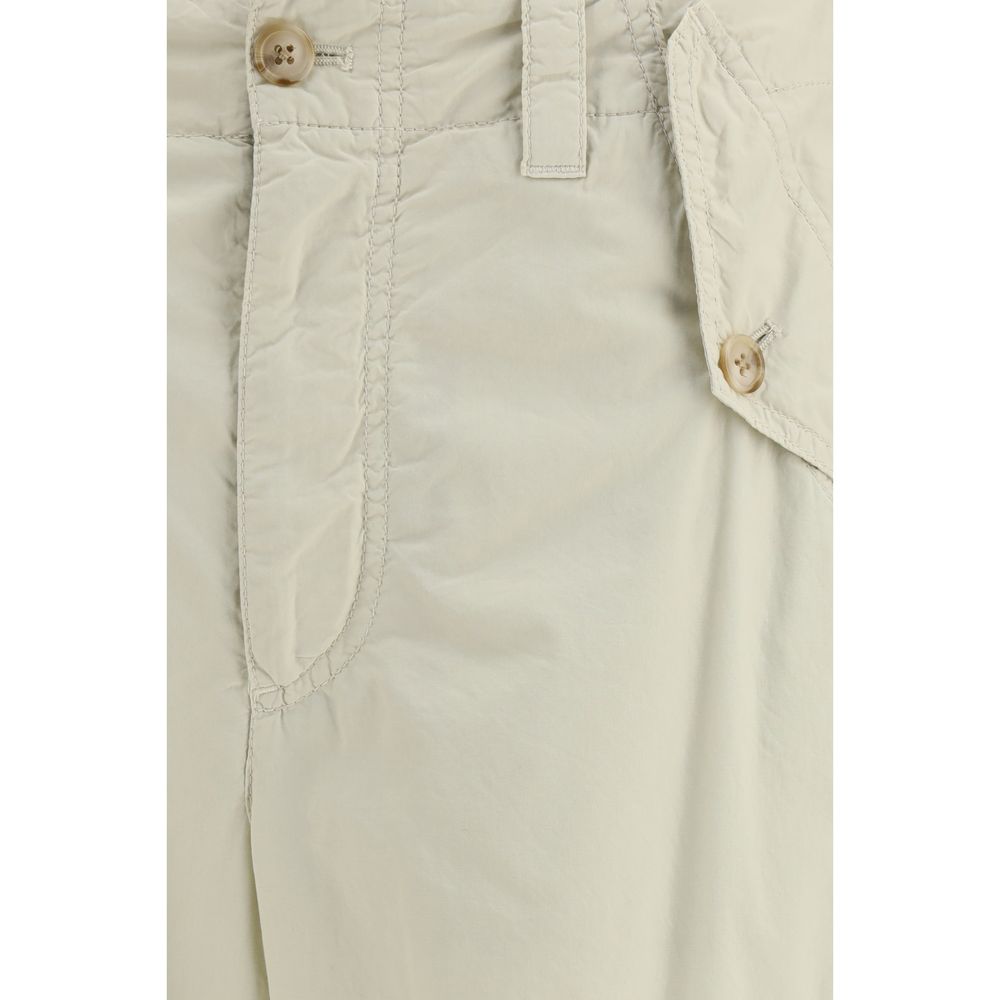 Dolce & Gabbana Beige Cotton Casual Pants Dolce & Gabbana