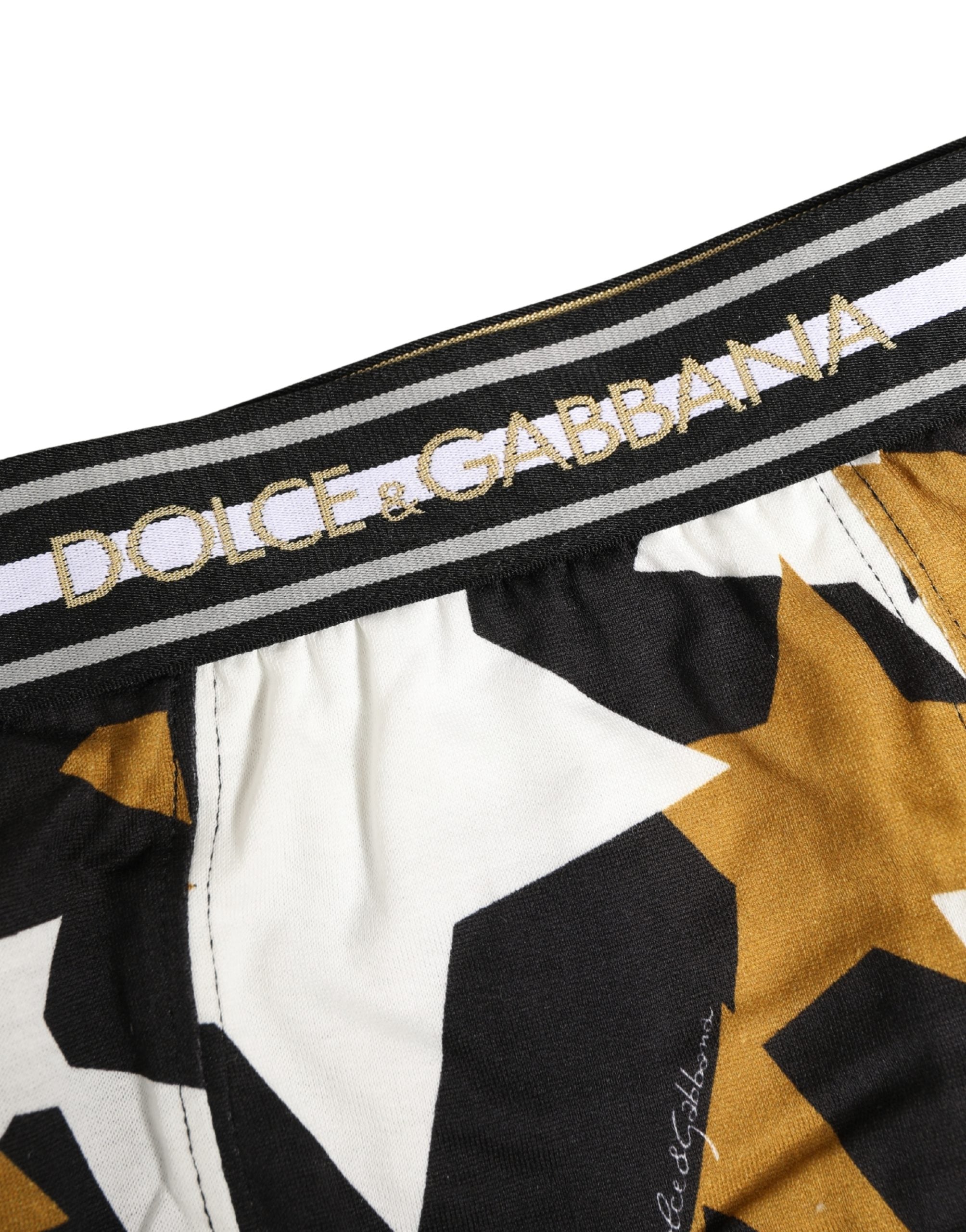 Dolce & Gabbana Multicolor Stars Print Regular Boxer Underwear Dolce & Gabbana