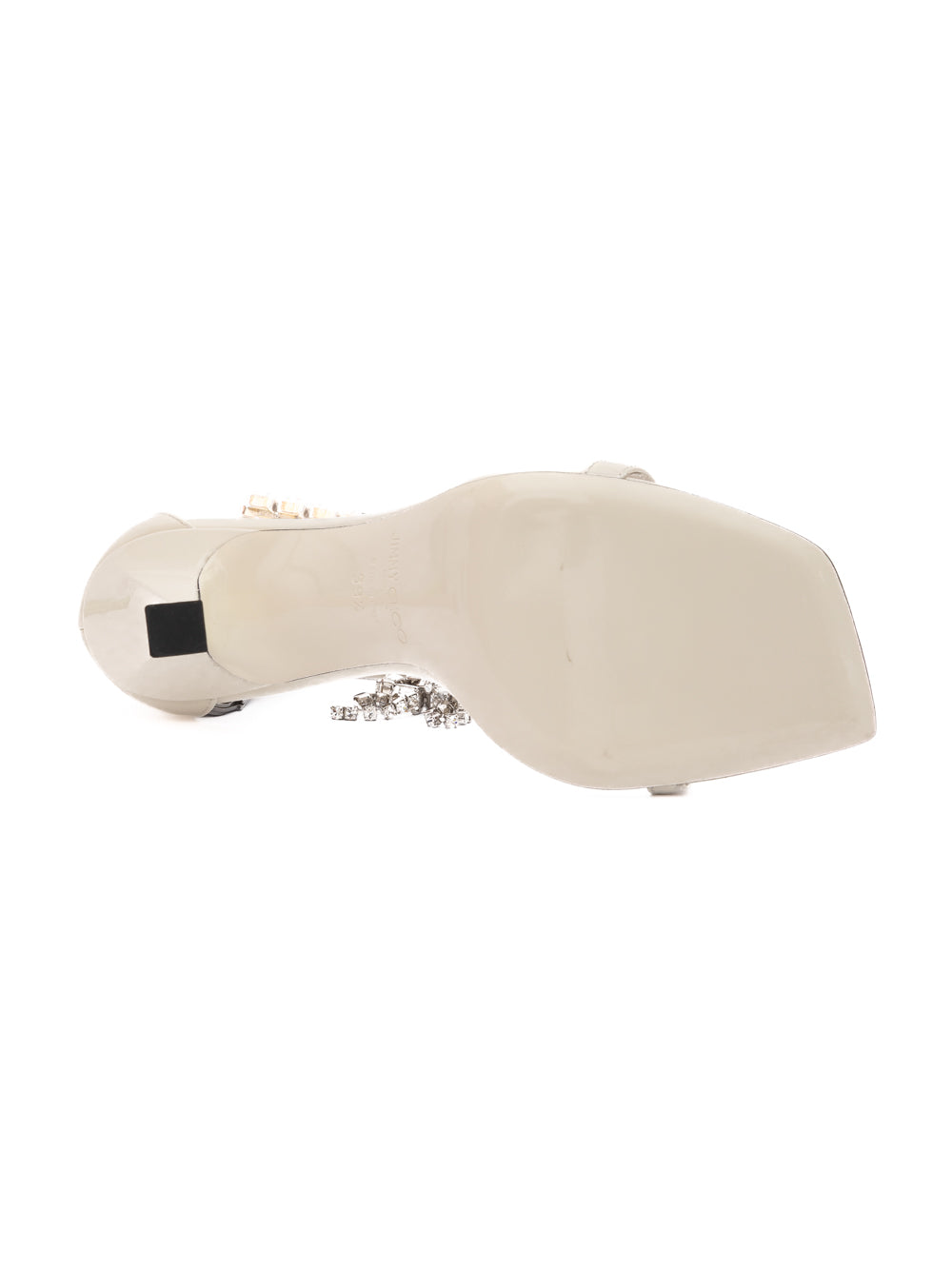 Jimmy Choo White Patent Leather Verity 100 Sandals Jimmy Choo