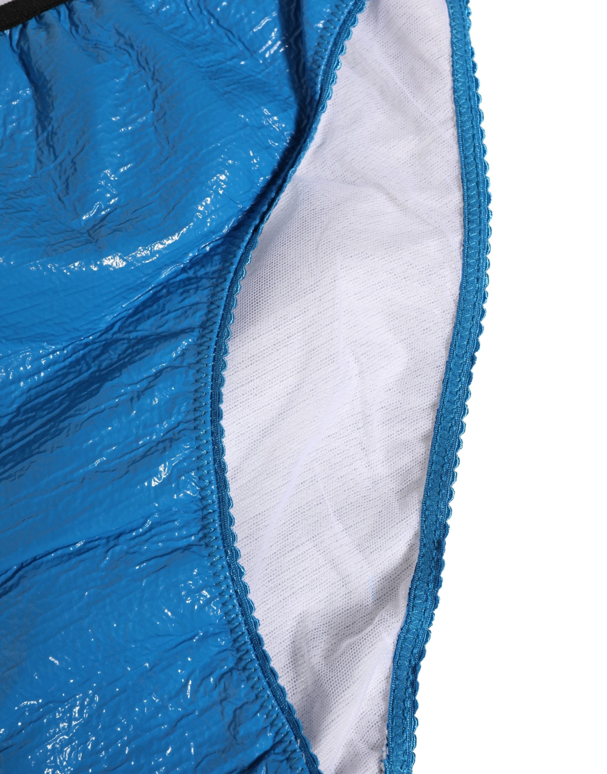 Dolce & Gabbana Blue Logo Waistband High Waist Brief Underwear Dolce & Gabbana