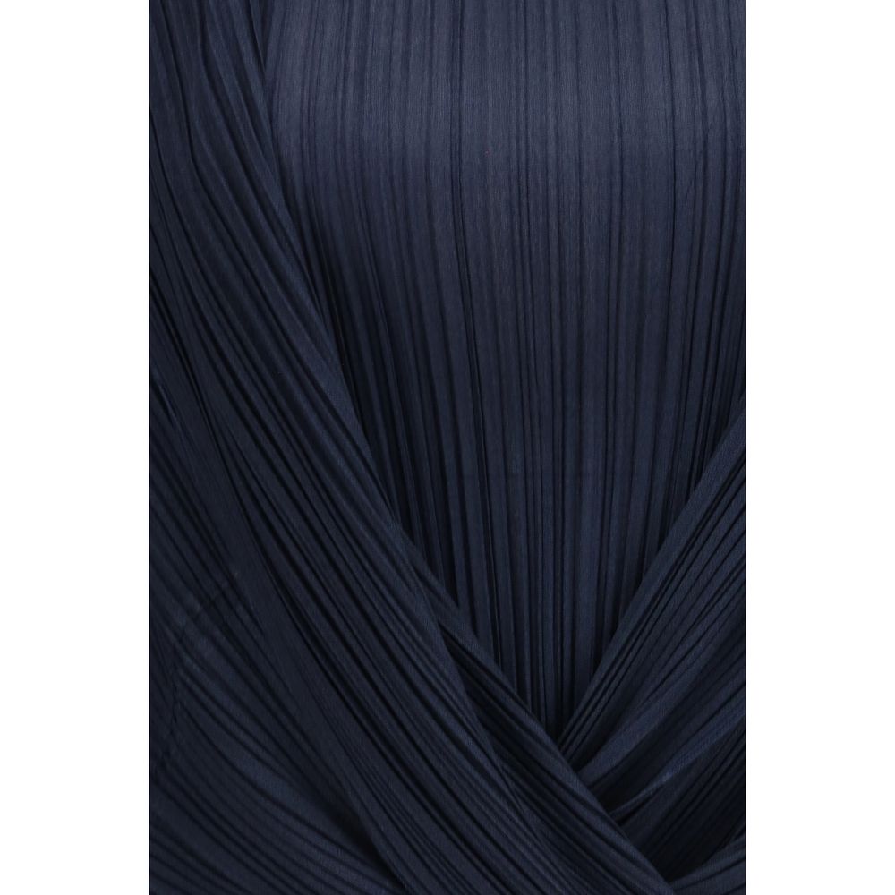 Giorgio Armani Blue Viscose Blouse Giorgio Armani