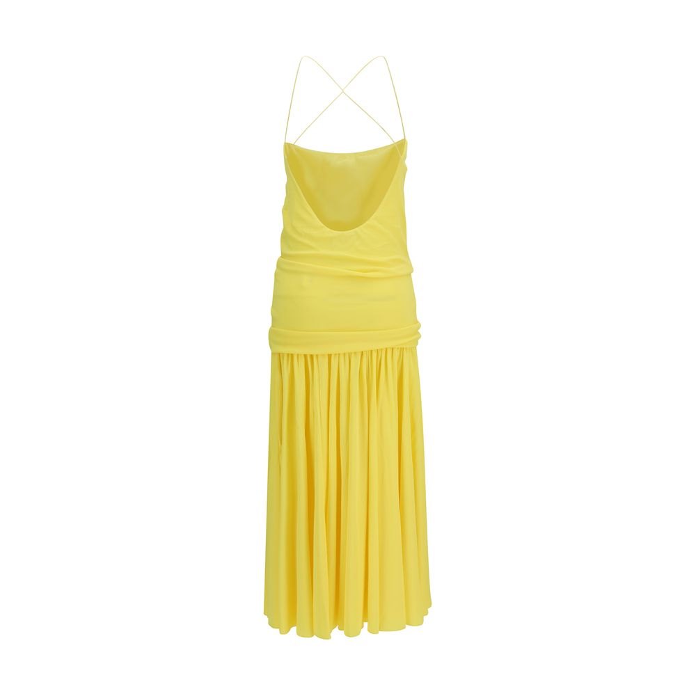 Jacquemus Bicolor Viscose Casual Dress Jacquemus