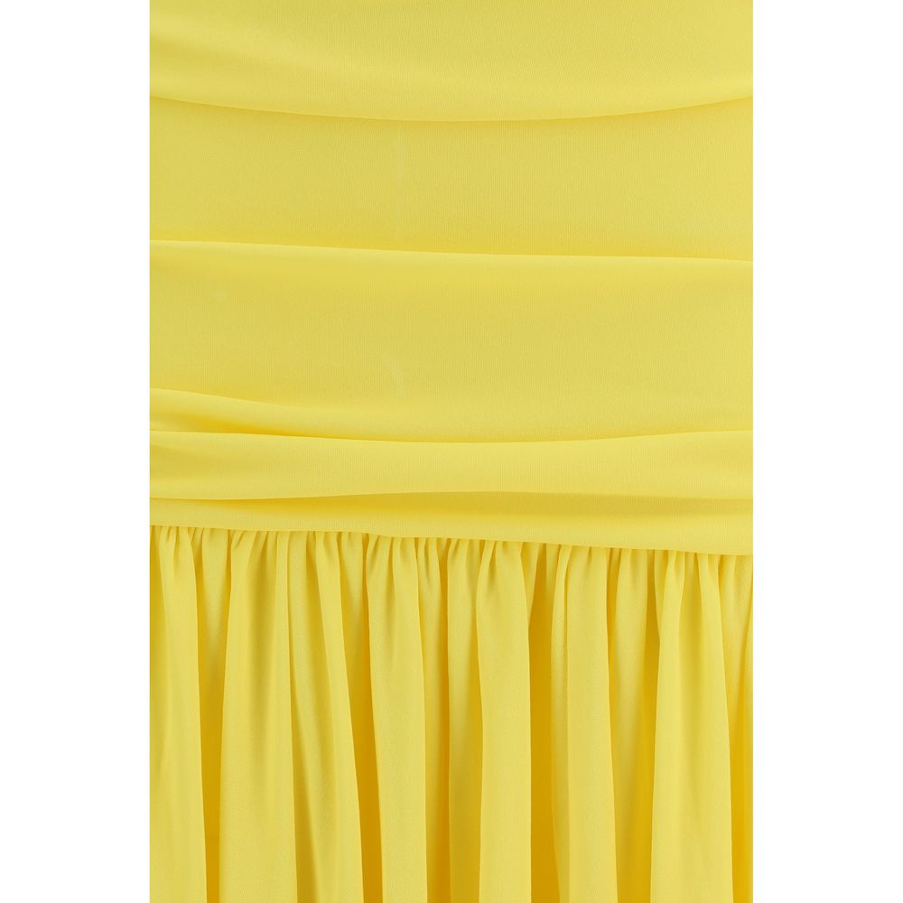 Jacquemus Bicolor Viscose Casual Dress Jacquemus