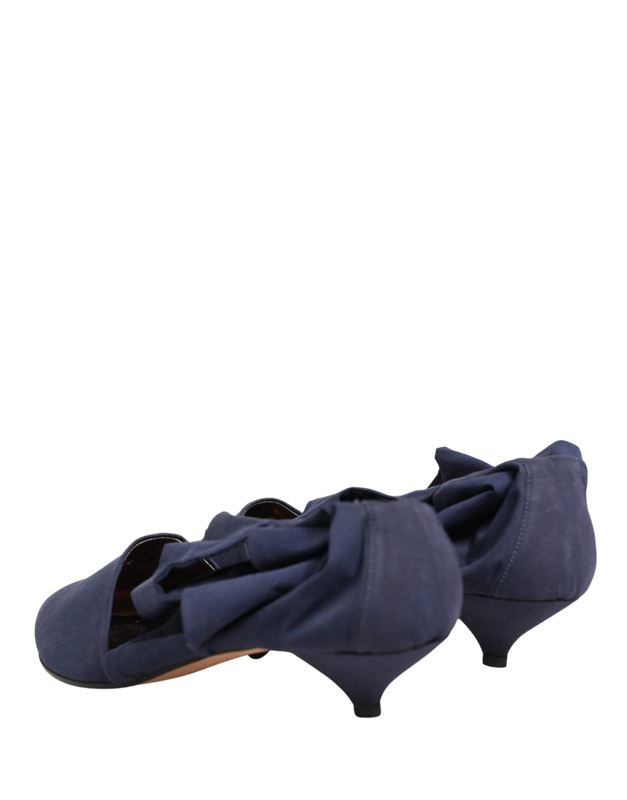 Dolce & Gabbana Blue Cotton Ankle Boots Shoes Dolce & Gabbana
