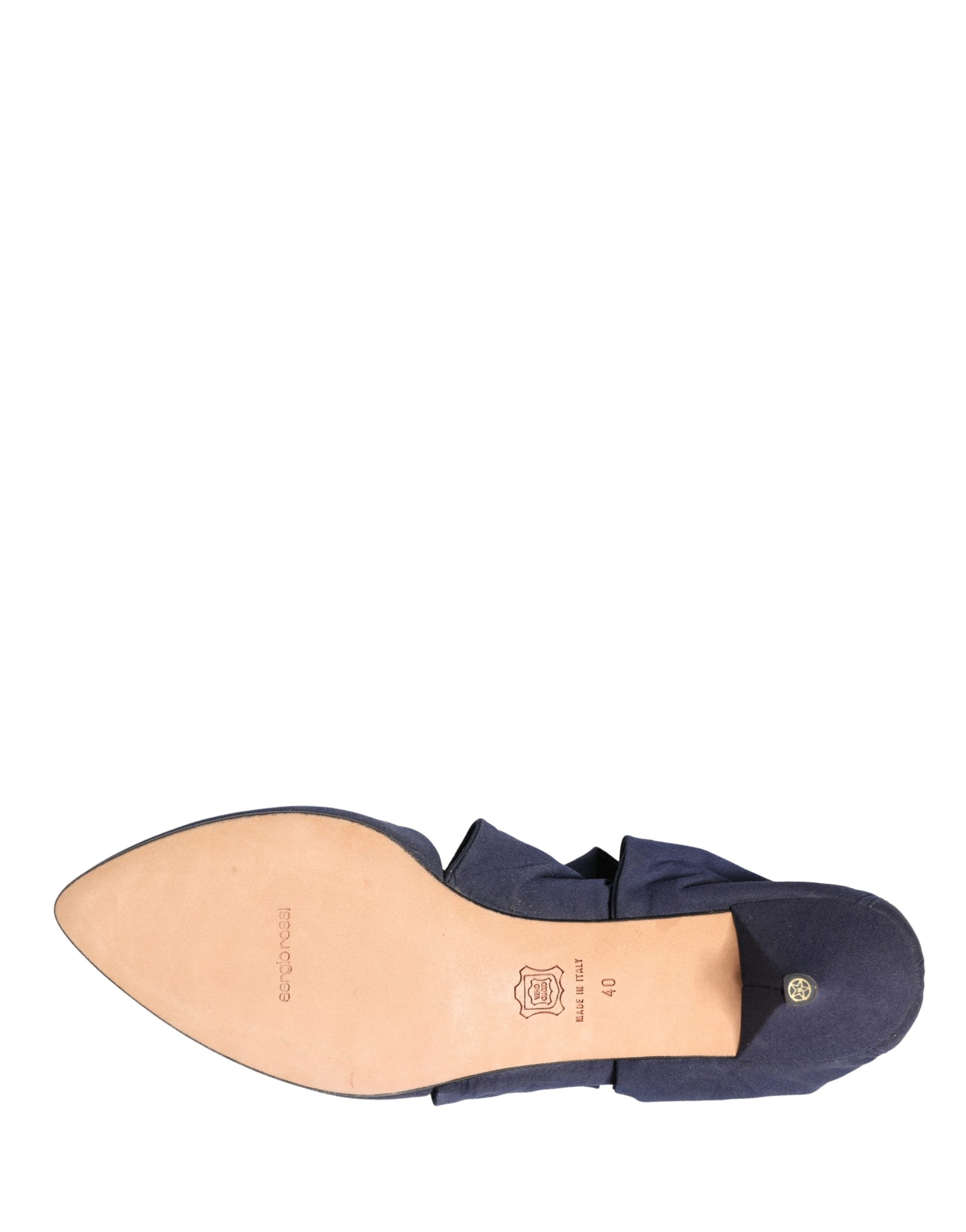 Dolce & Gabbana Blue Cotton Ankle Boots Shoes Dolce & Gabbana