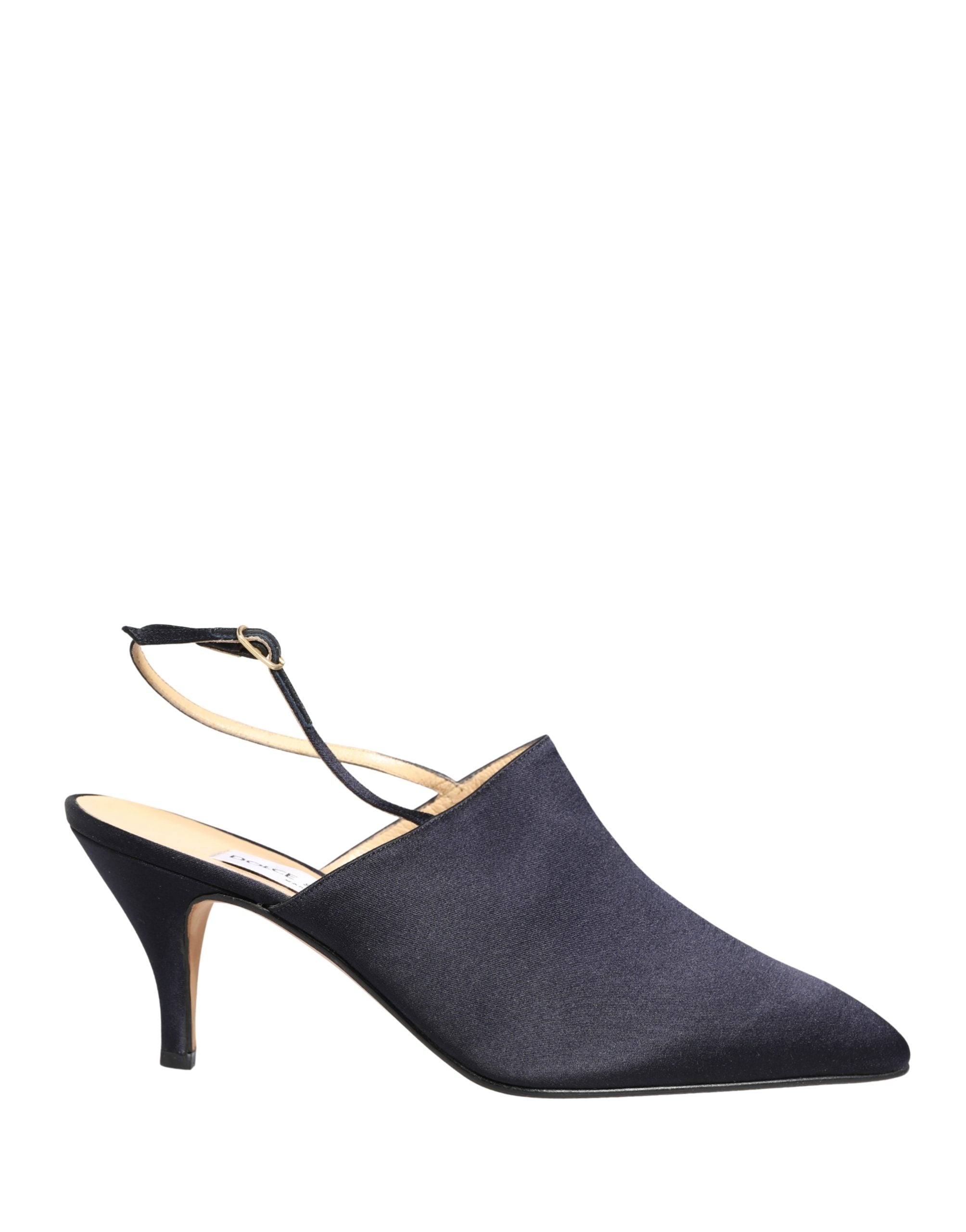 Dolce & Gabbana Black Suede Heels Slingbacks Shoes Dolce & Gabbana
