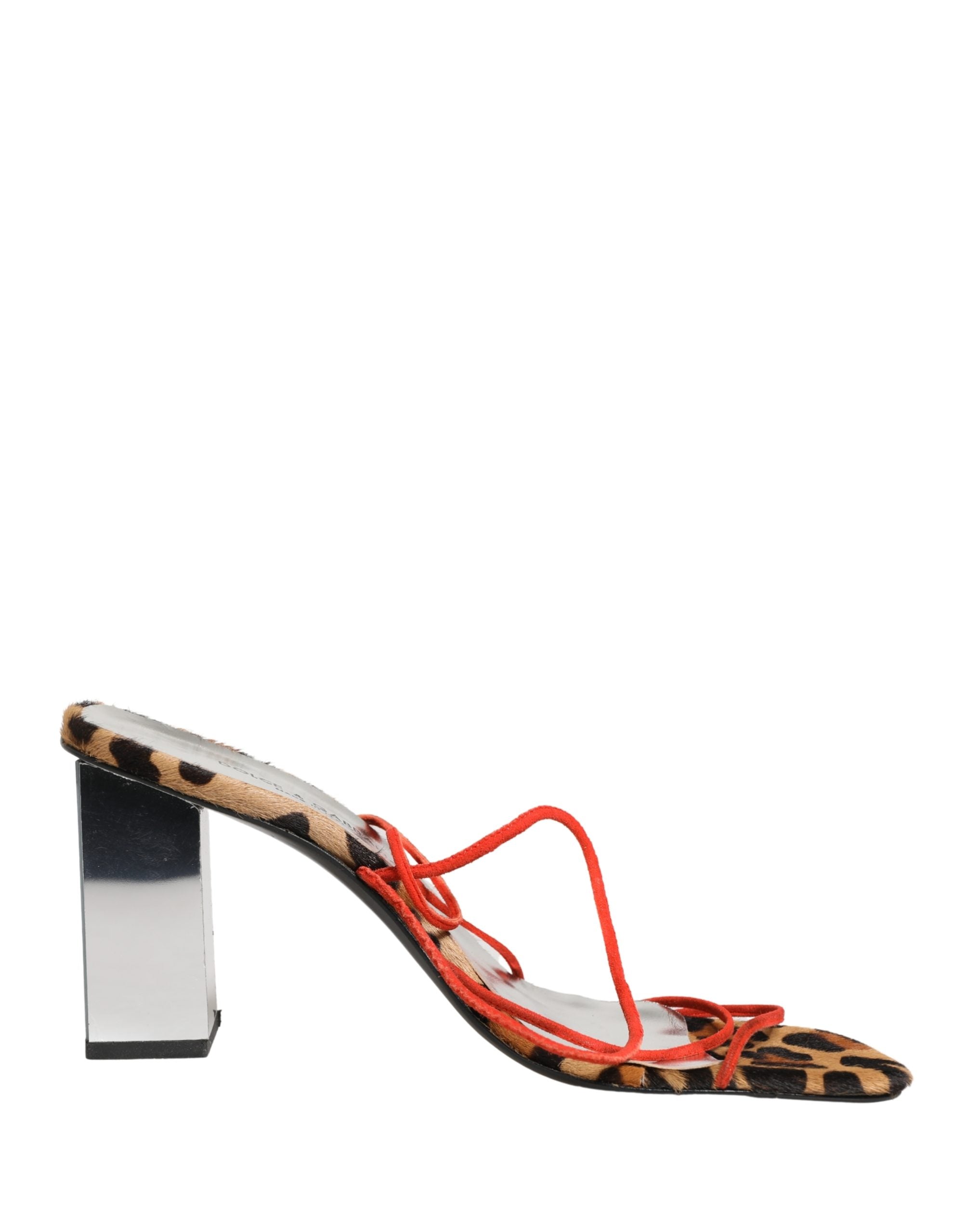 Dolce & Gabbana Multicolor Leather Block Heels Sandals Shoes Dolce & Gabbana