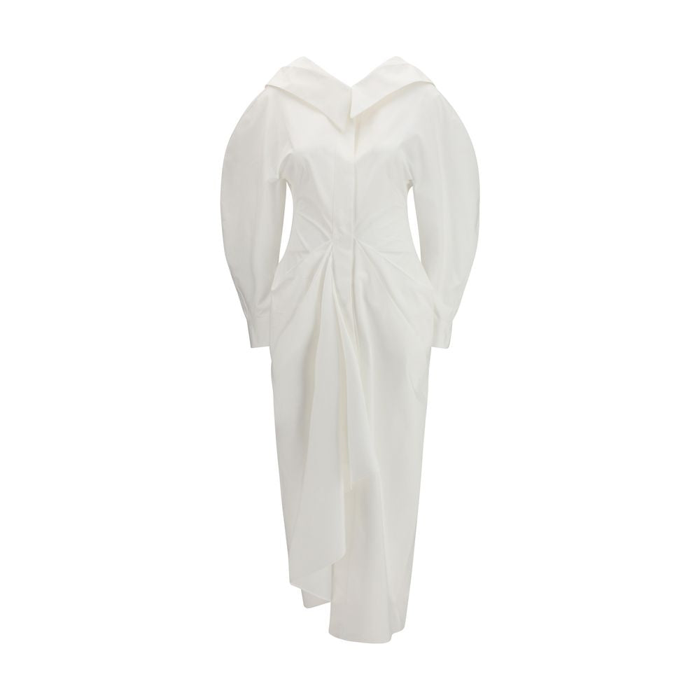 Givenchy White Cotton Casual Dress Givenchy