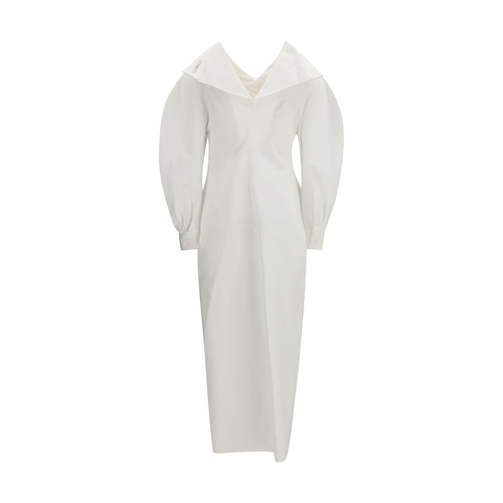 Givenchy White Cotton Casual Dress Givenchy