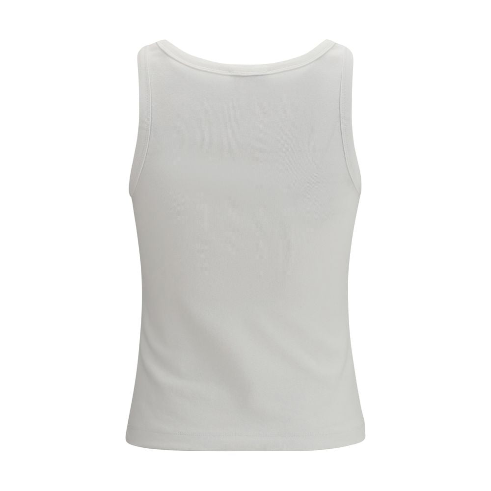 Kenzo White Cotton Tank Tops Kenzo