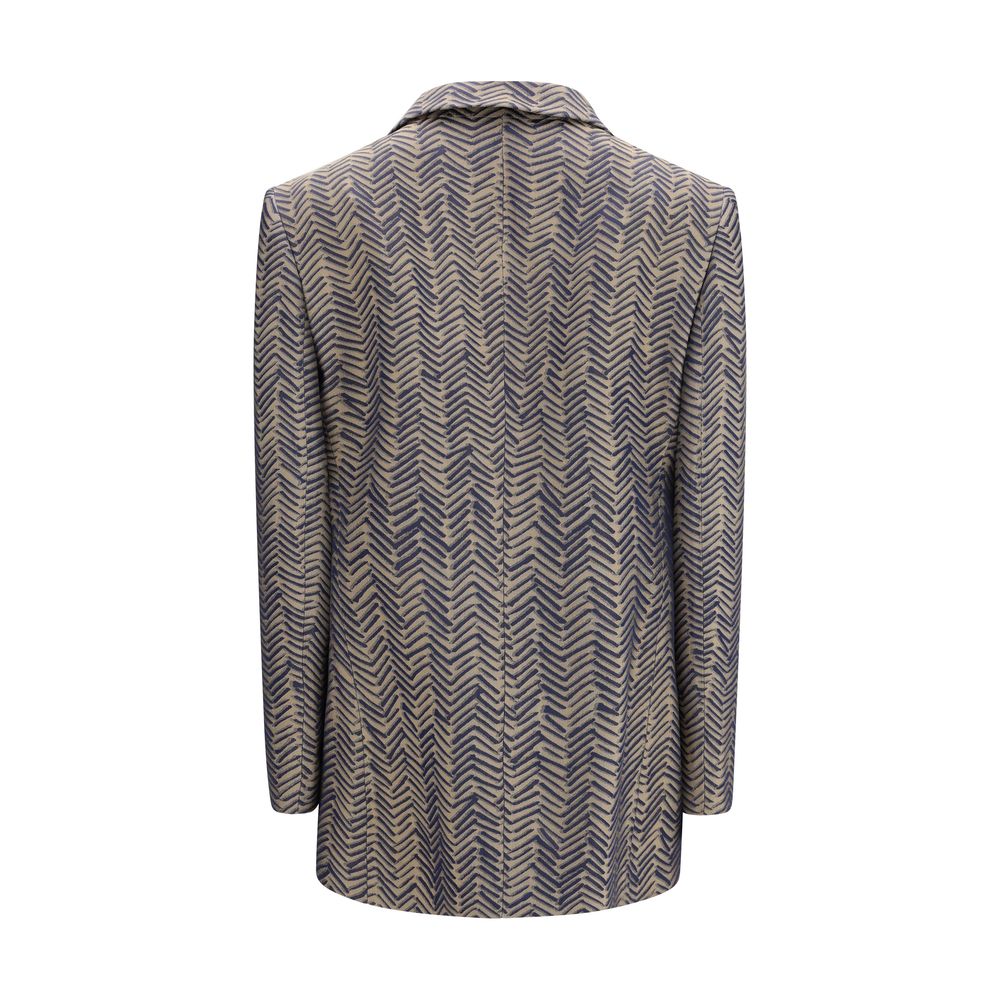 Giorgio Armani Beige Viscose Blazer Giorgio Armani