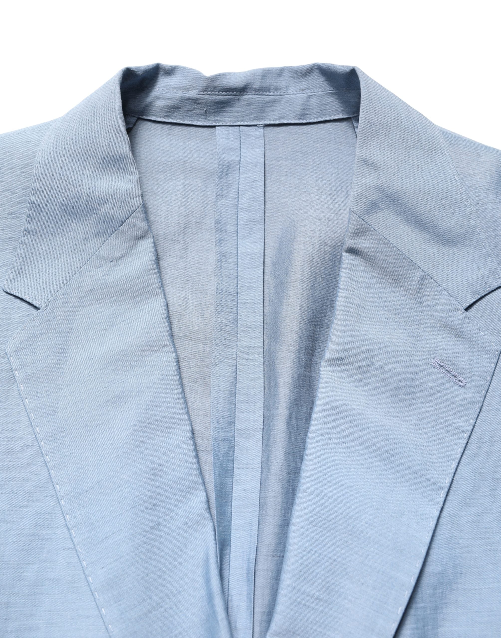 Dolce & Gabbana Light Blue Single Breasted Men Jacket Blazer Dolce & Gabbana