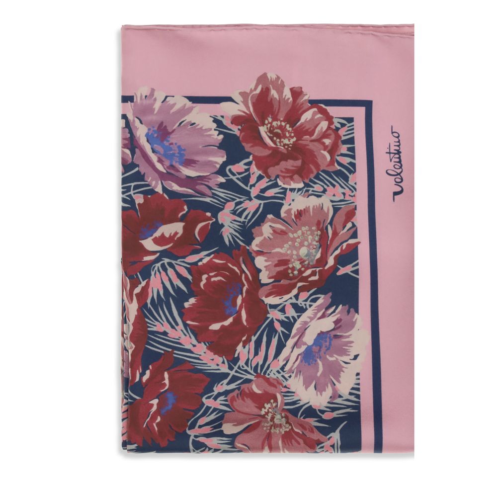 Valentino Garavani Multicolor Silk Scarf Valentino Garavani