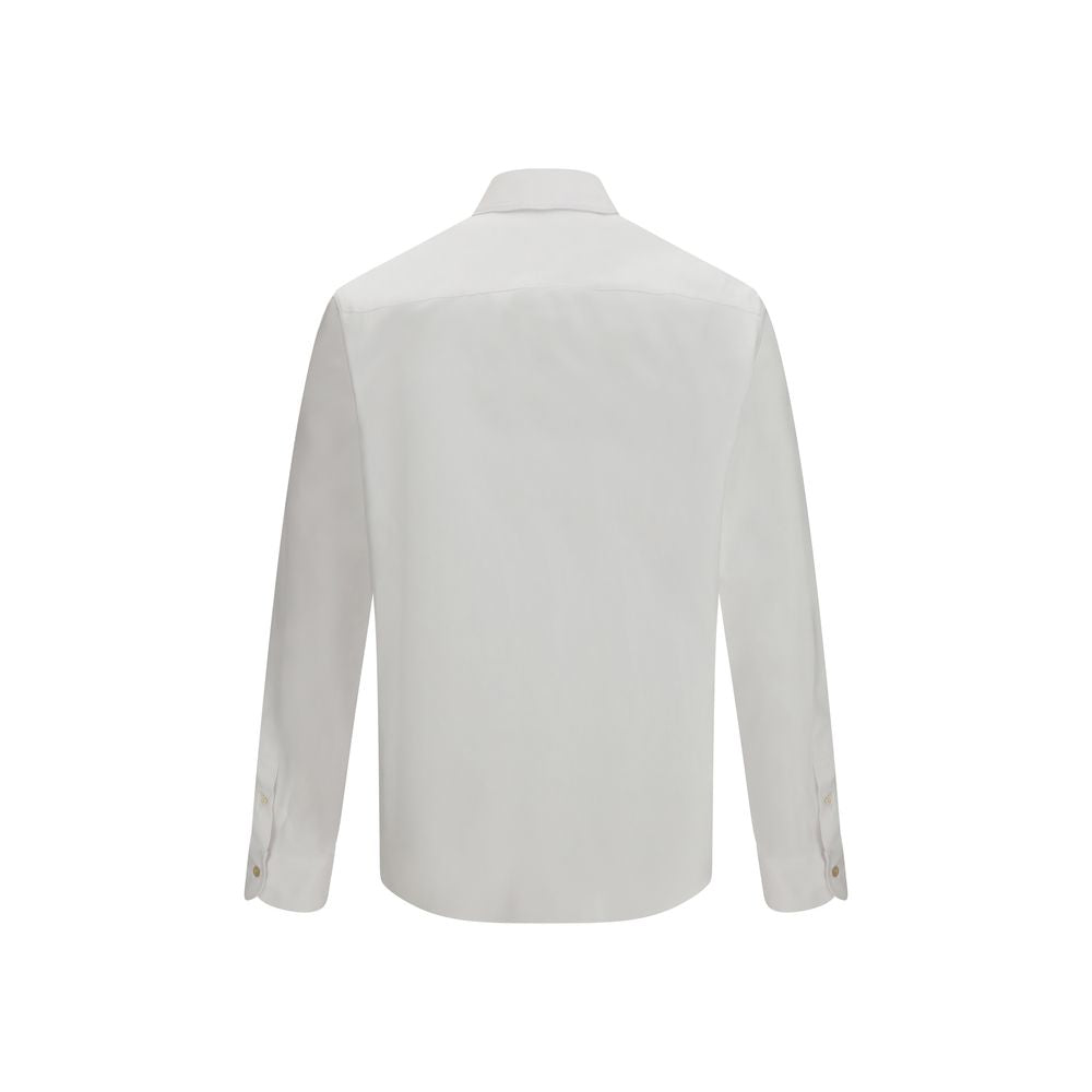 Valentino White Cotton Dress Shirt Valentino