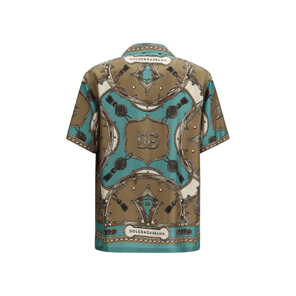 Dolce & Gabbana Multicolor Silk Pattern Shirt Dolce & Gabbana