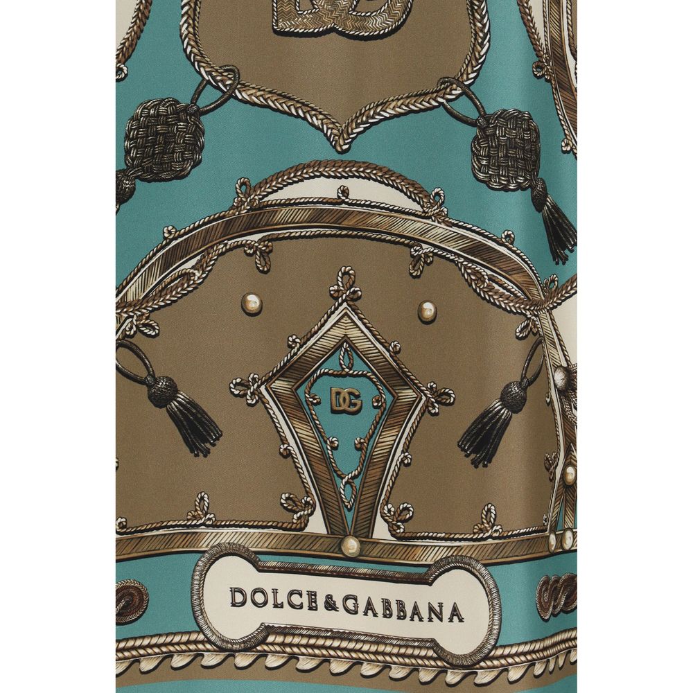 Dolce & Gabbana Multicolor Silk Pattern Shirt Dolce & Gabbana