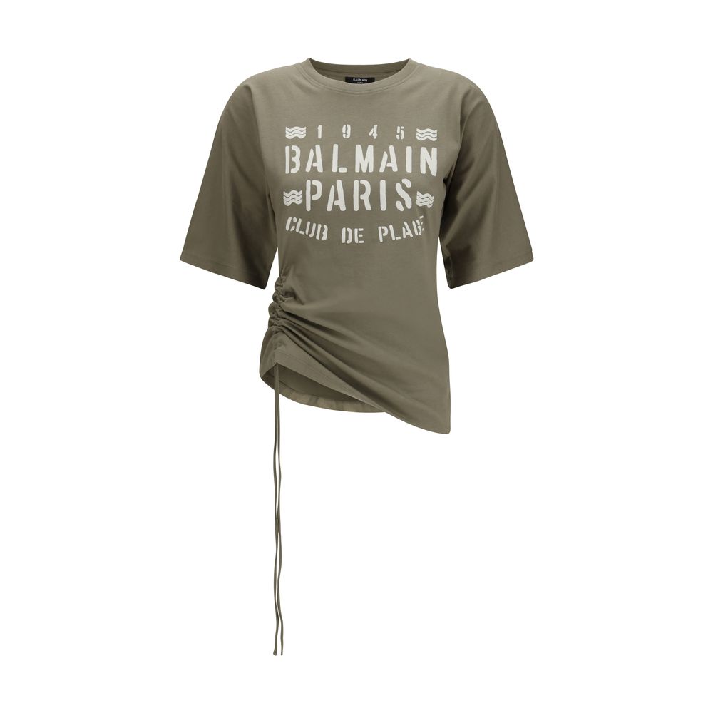 Balmain Bicolor Cotton T-Shirt Balmain