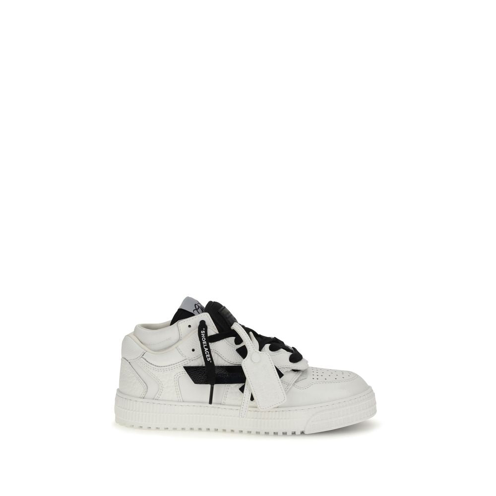 Off-White Multicolor Calf Leather Bos Taurus Athletic Sneakers Off-White