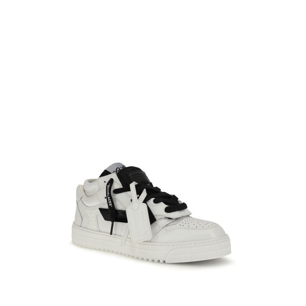 Off-White Multicolor Calf Leather Bos Taurus Athletic Sneakers Off-White