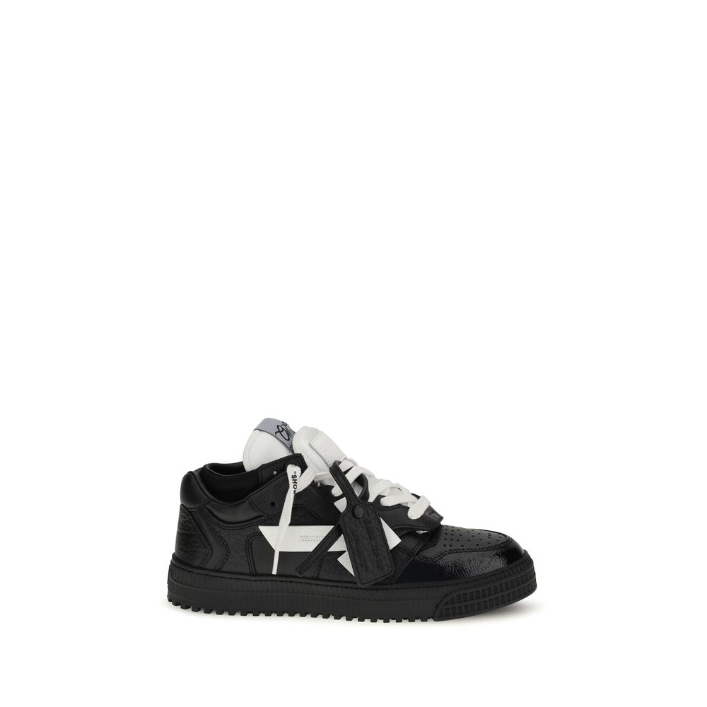 Off-White Multicolor Calf Leather Bos Taurus Athletic Sneakers Off-White