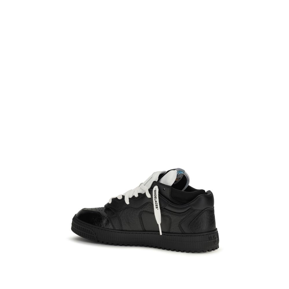 Off-White Multicolor Calf Leather Bos Taurus Athletic Sneakers Off-White