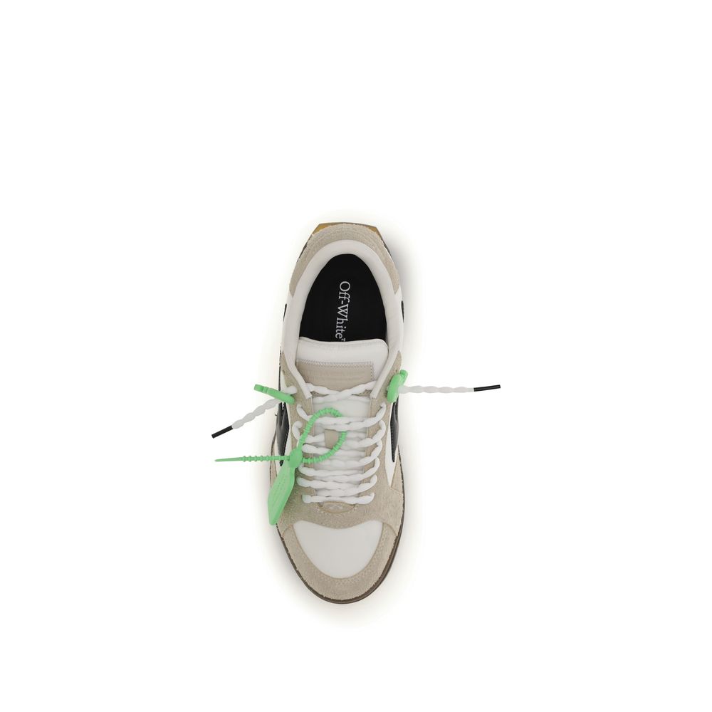 Off-White Multicolor Calf Leather Bos Taurus Sneakers Off-White