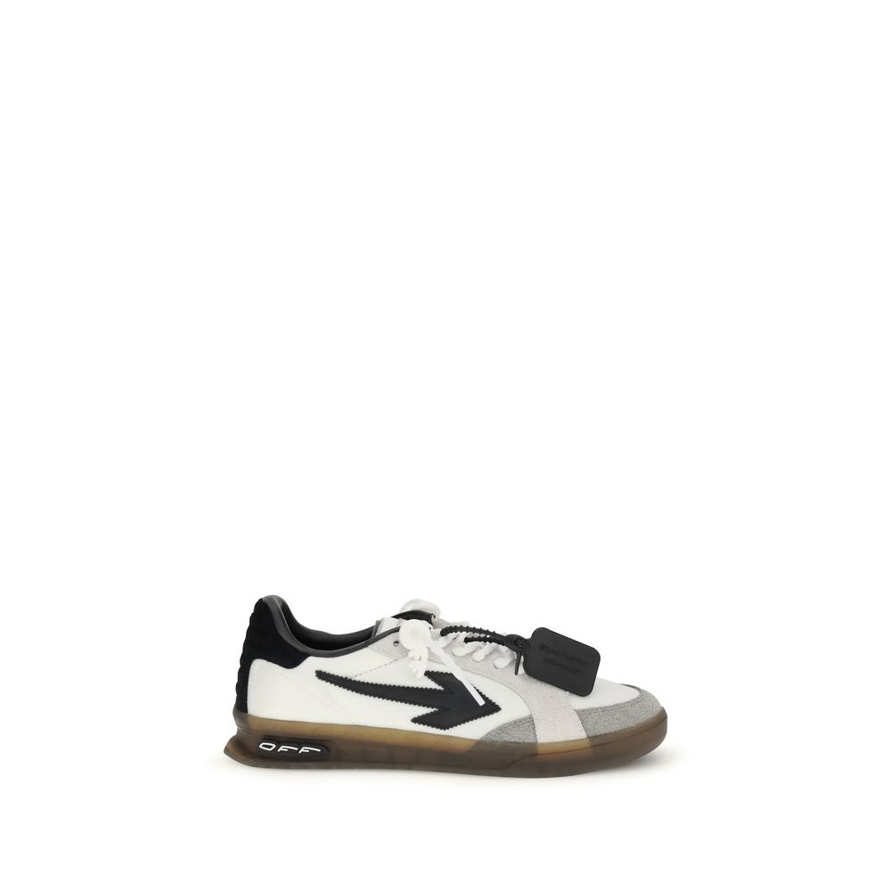 Off-White Multicolor Calf Leather Bos Taurus Low Top Sneakers Off-White