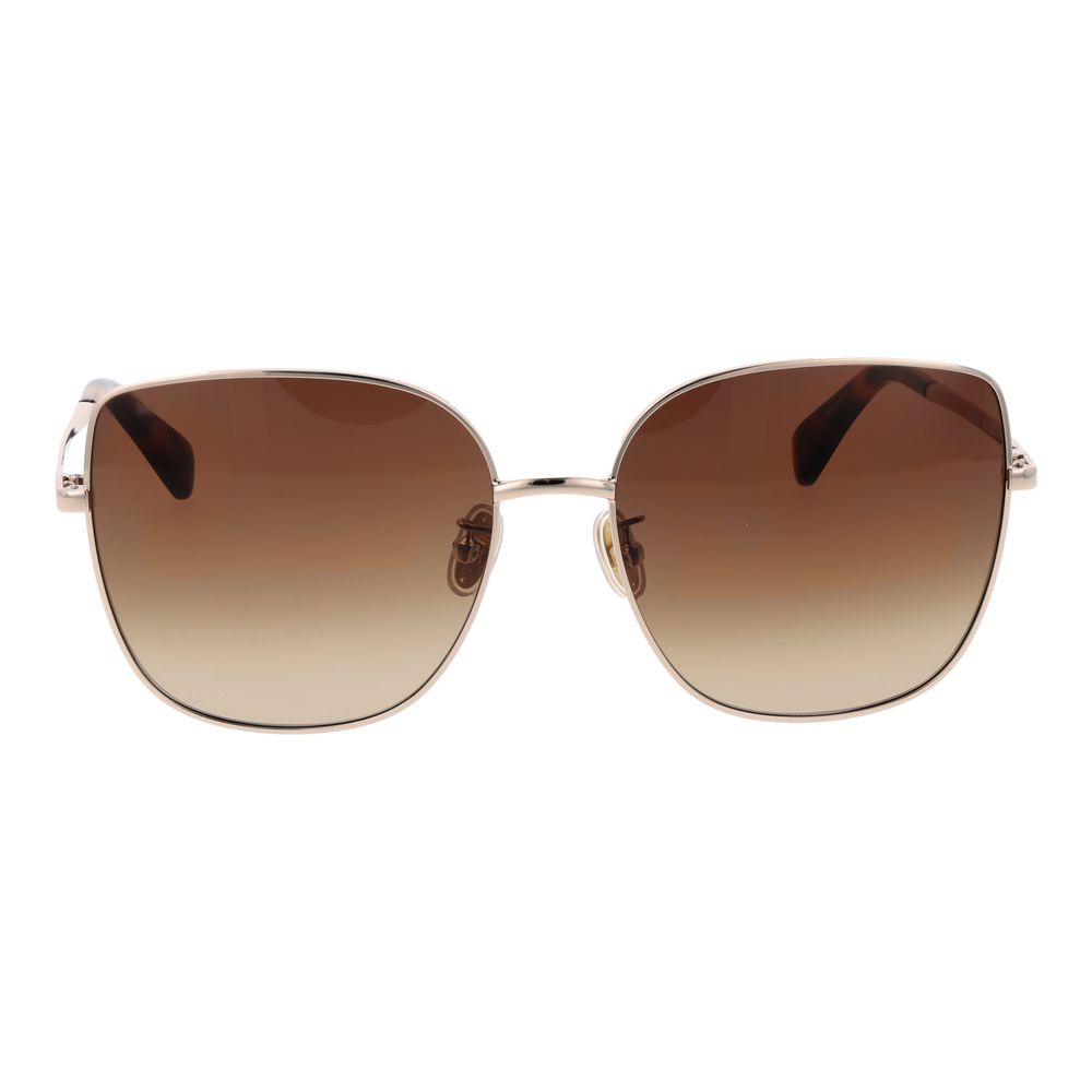 Max Mara Rose Gold Metal Sunglasses Max Mara