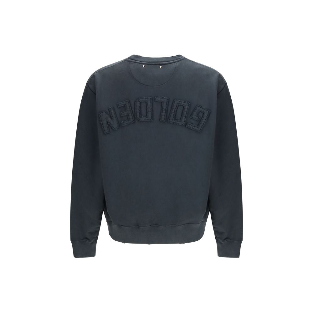 Golden Goose Black Cotton Sweatshirt Golden Goose