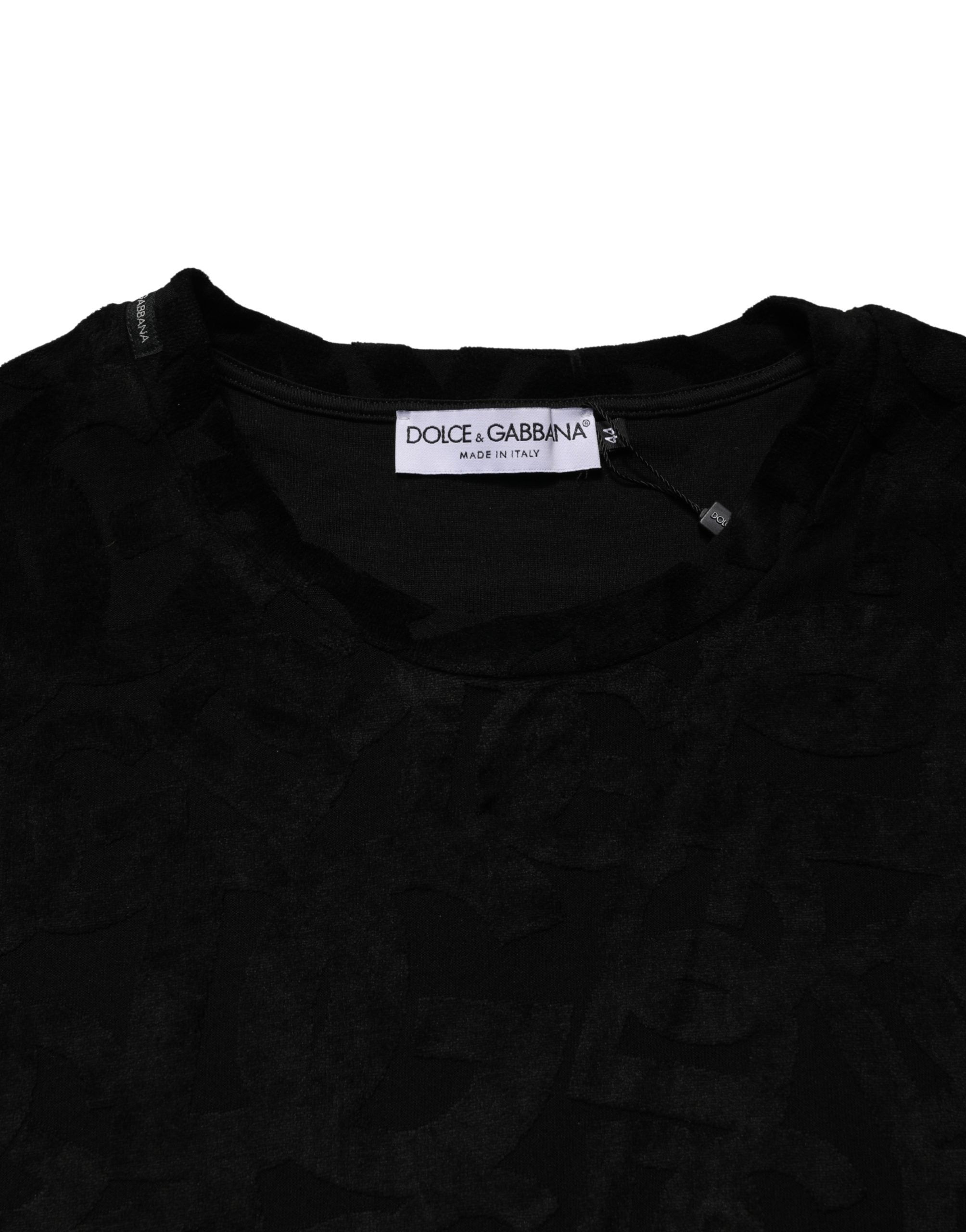 Dolce & Gabbana Black DG Mania Logo Print Casual  T-shirt Dolce & Gabbana