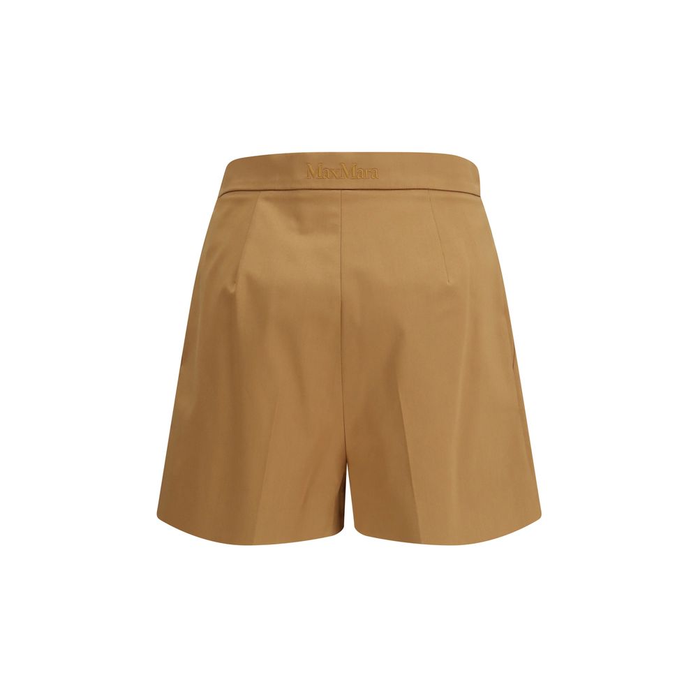Max Mara Beige Cotton Bermuda Shorts Max Mara