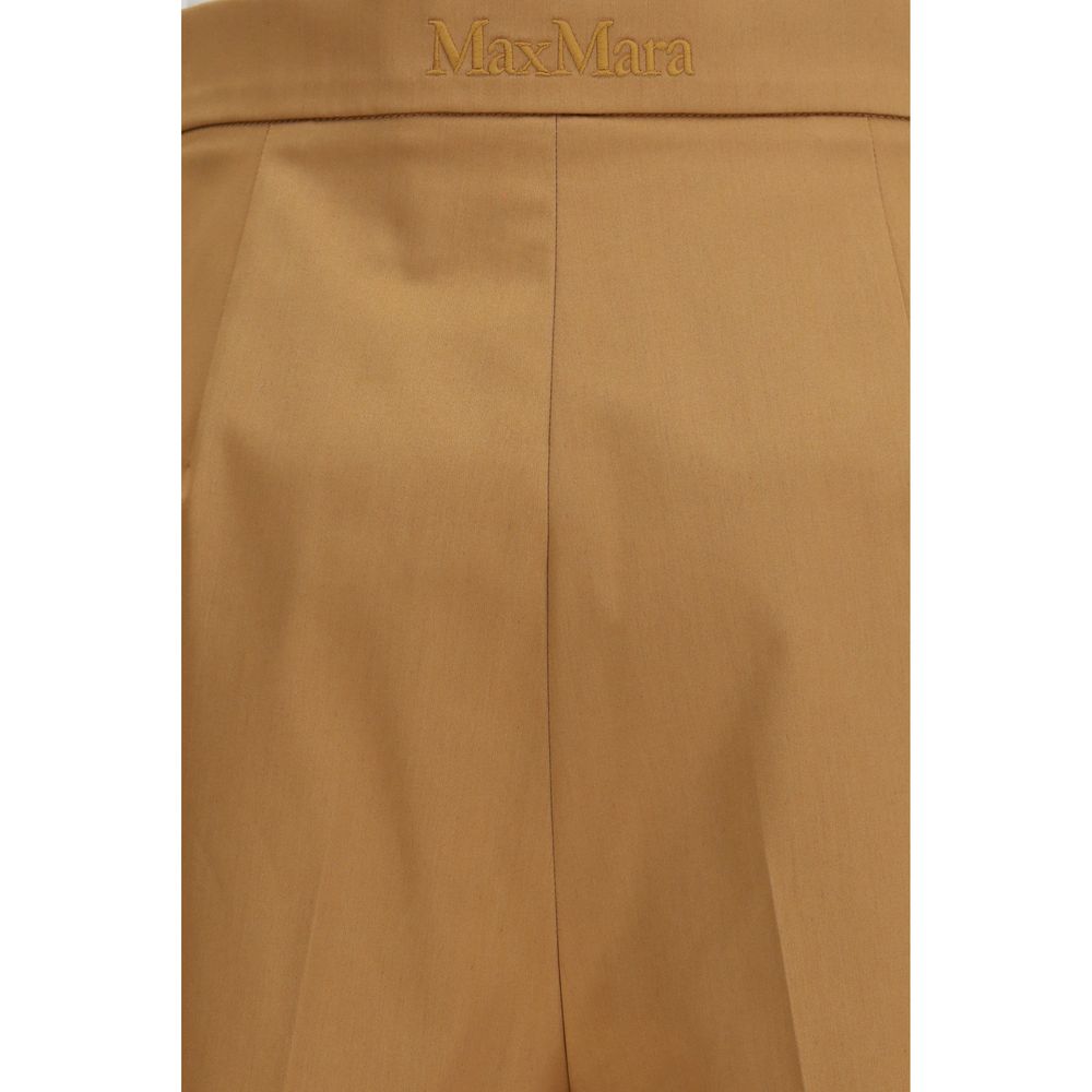 Max Mara Beige Cotton Bermuda Shorts Max Mara