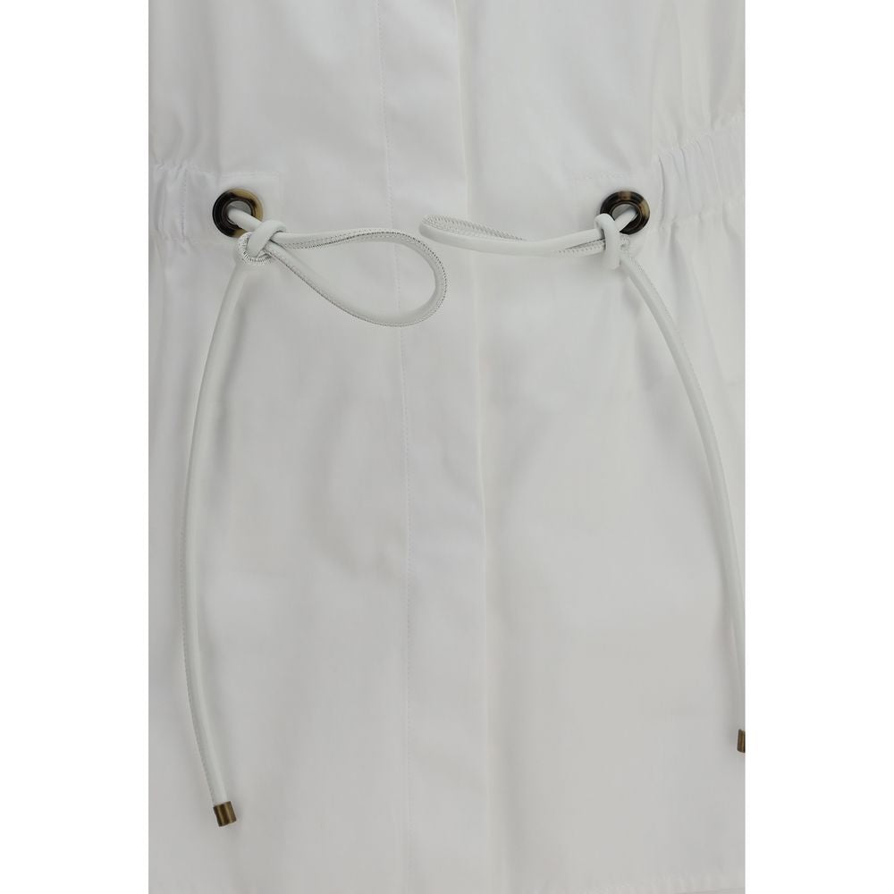 Max Mara White Cotton Dress Shirt Max Mara