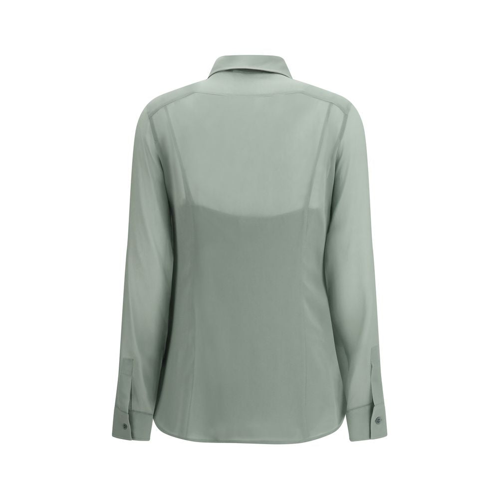 Max Mara Bicolor Silk Shirt Max Mara