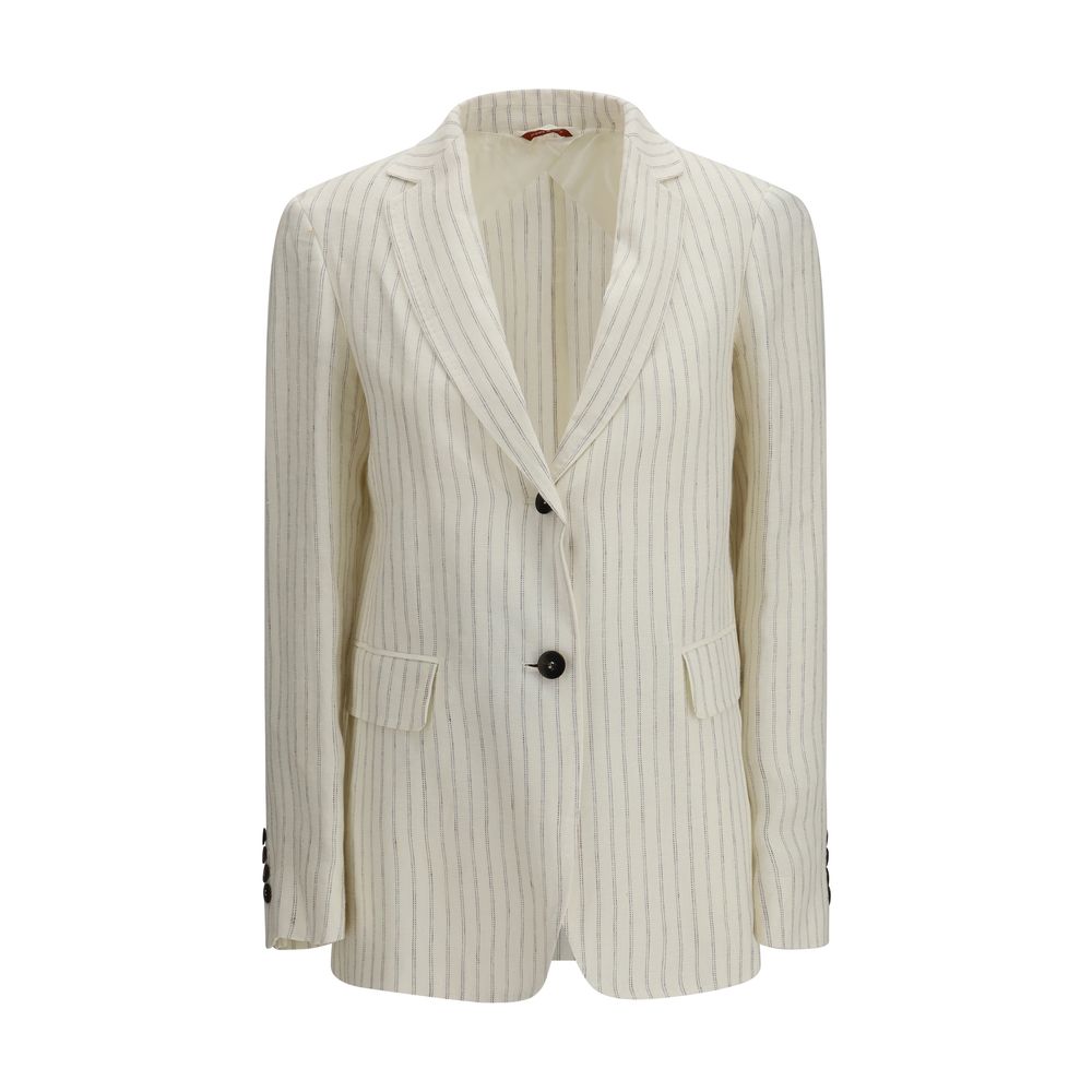 Max Mara Beige Linen Blazer Max Mara