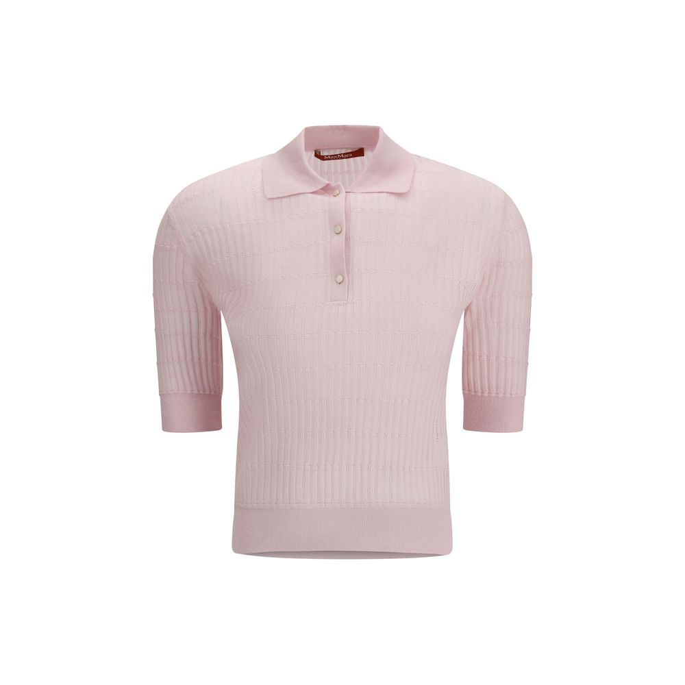 Max Mara Multicolor Silk Shortsleeve Shirt Max Mara