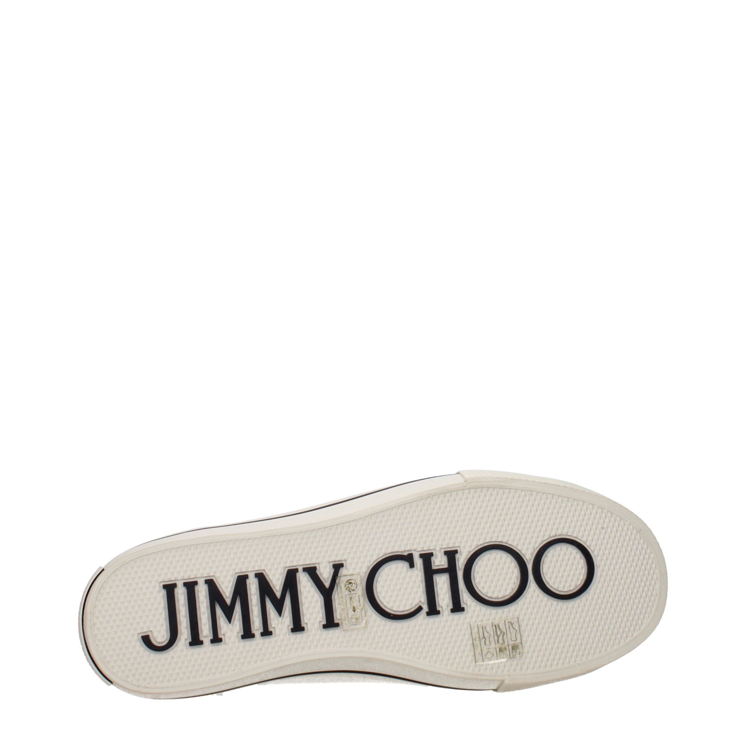 Jimmy Choo Beige Fabric Low Top Sneakers Jimmy Choo