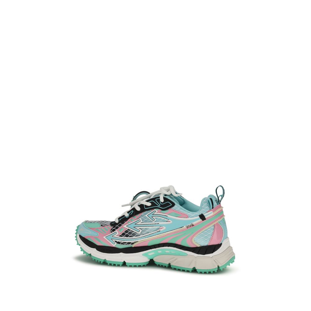 Off-White Multicolor Polyester Athletic Sneakers Off-White