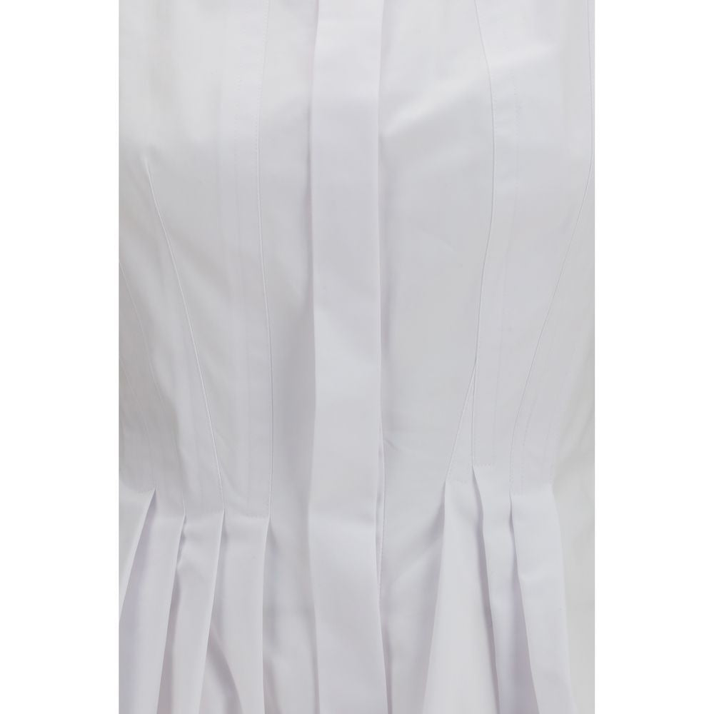 Max Mara White Cotton Shirt Max Mara