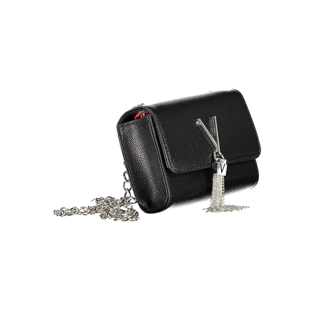 Mario Valentino Black Polyurethane Women Handbag Mario Valentino