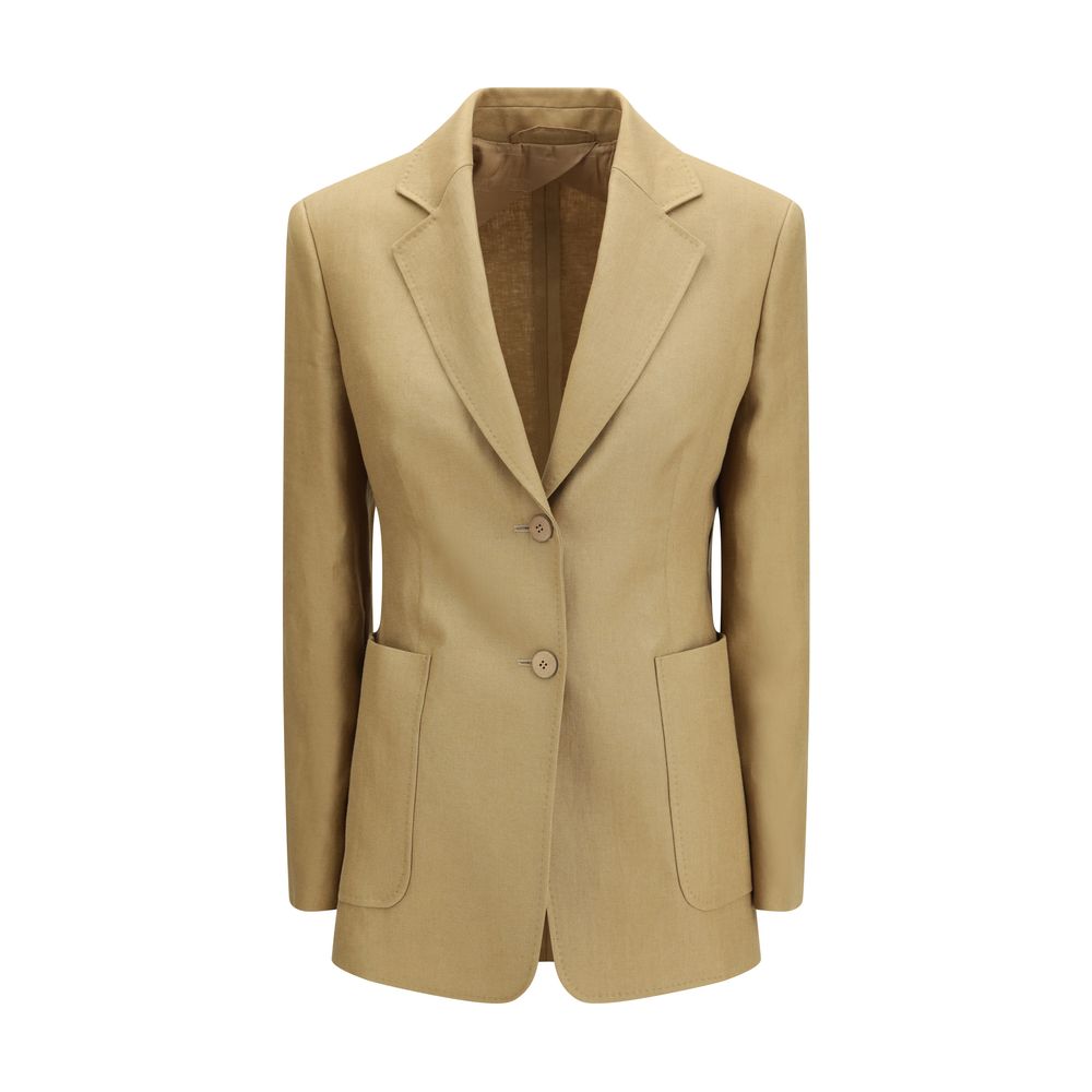 Max Mara Beige Linen Jacket Max Mara